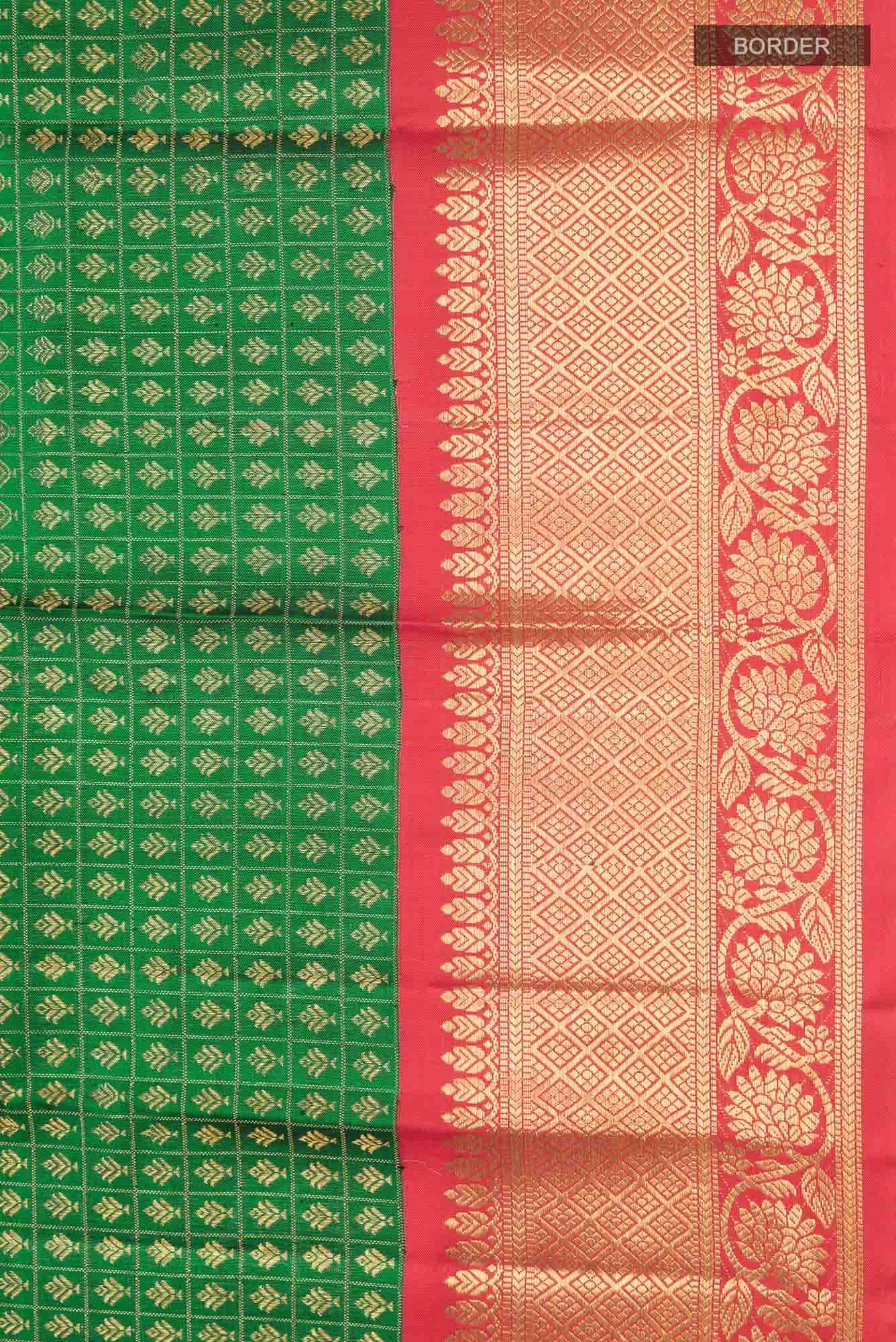 Green Kanchipuram Silk Saree