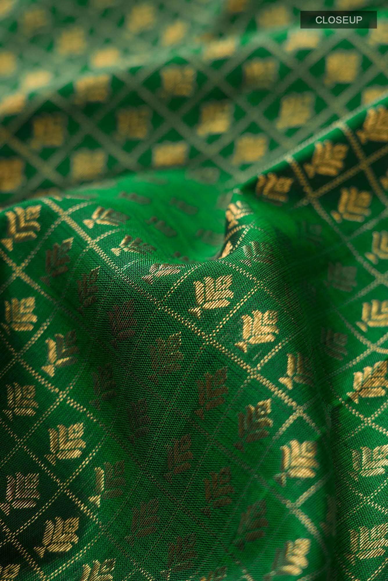 Green Kanchipuram Silk Saree