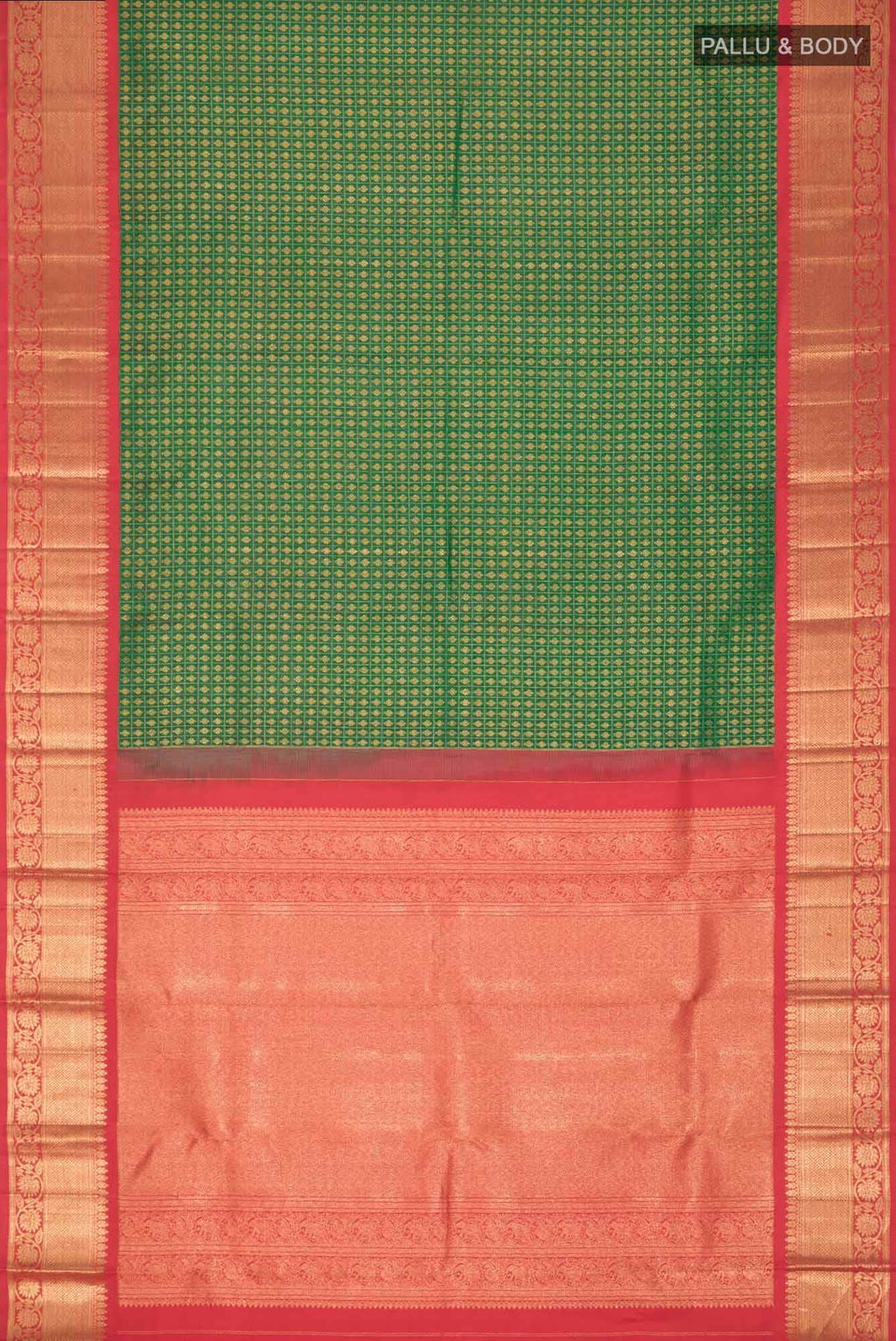 Green Kanchipuram Silk Saree