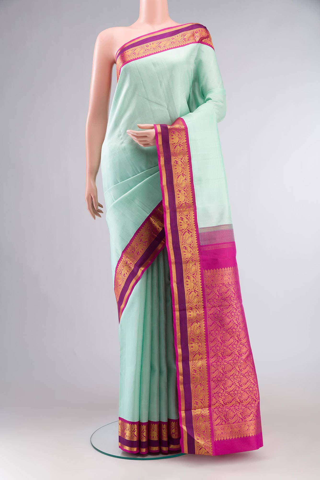 Green Kanchipuram Silk Saree