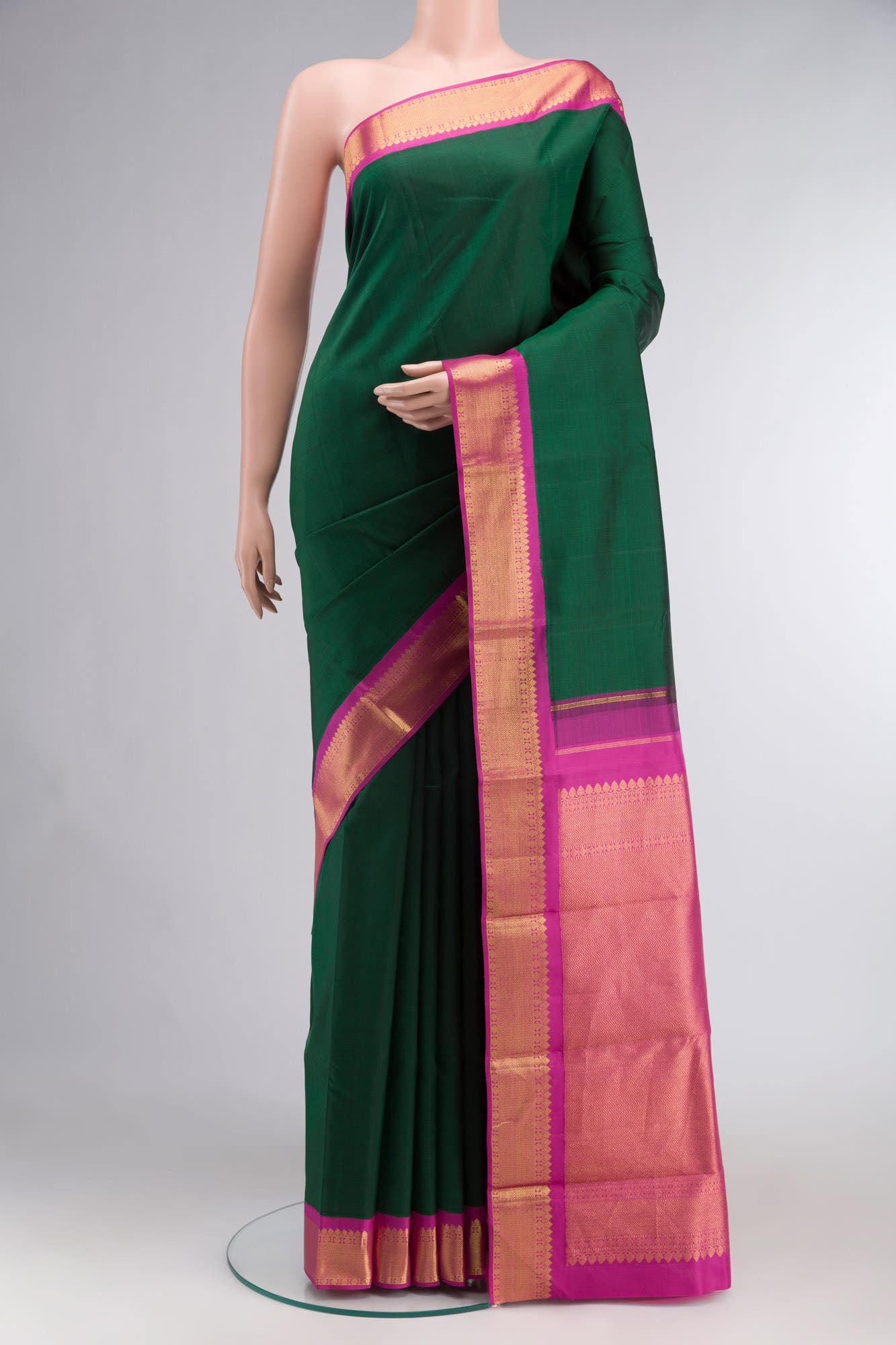 Green Kanchipuram Silk Saree