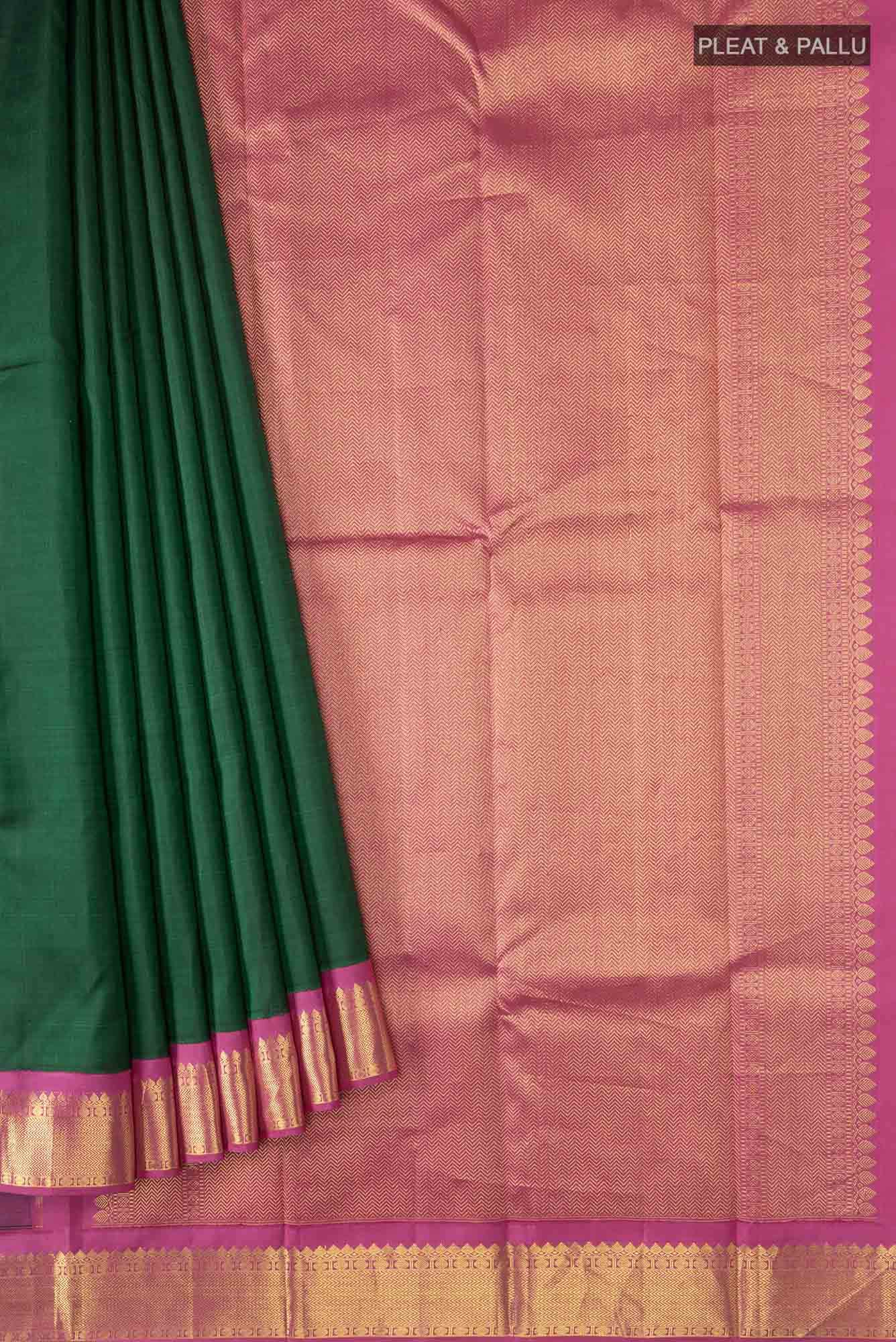 Green Kanchipuram Silk Saree