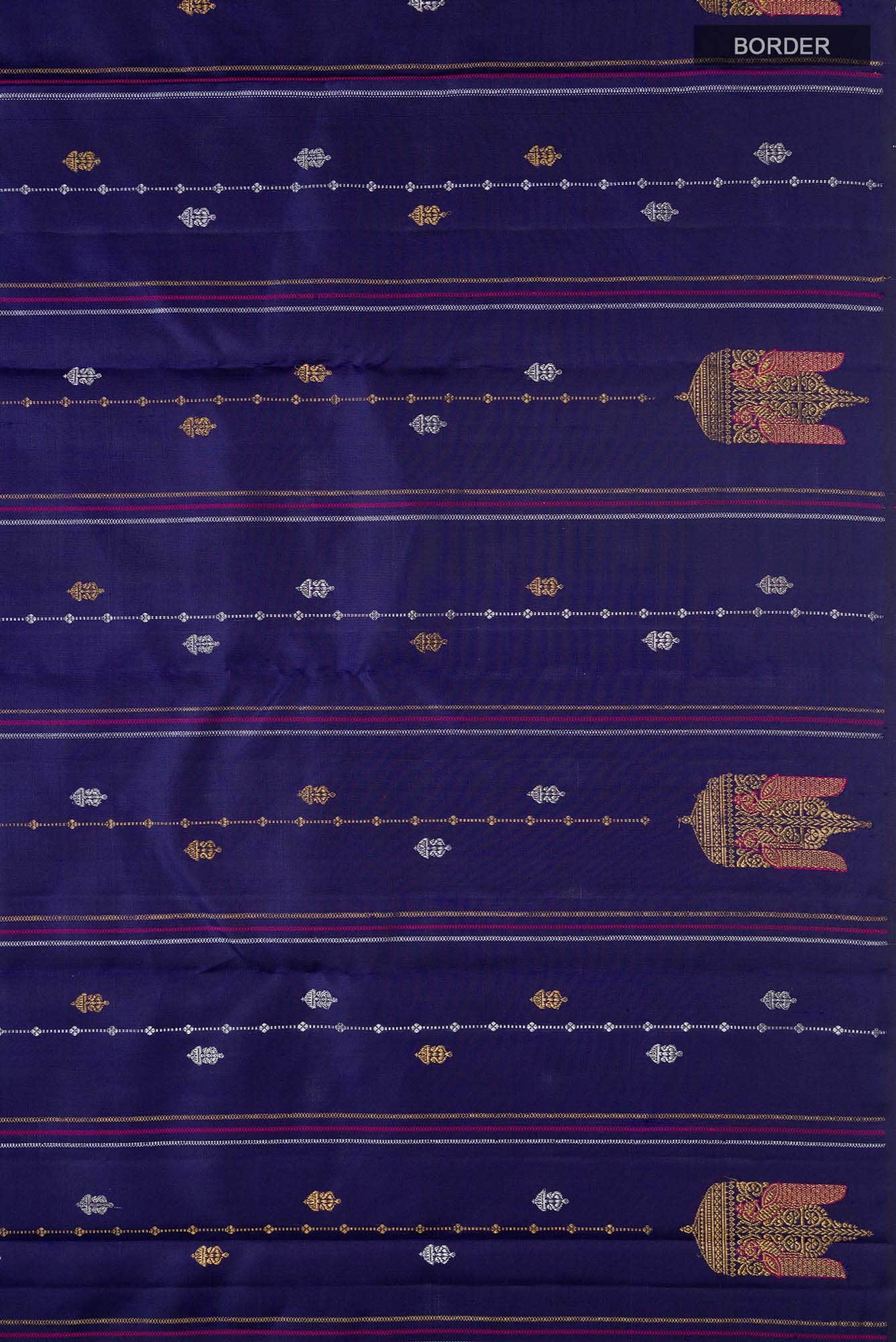Blue Kanchipuram Silk Saree