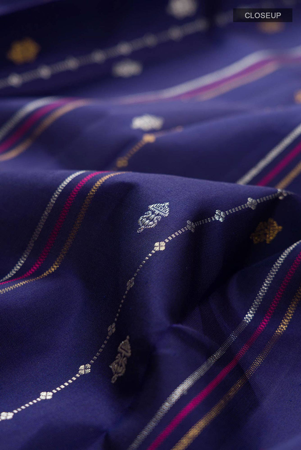 Blue Kanchipuram Silk Saree
