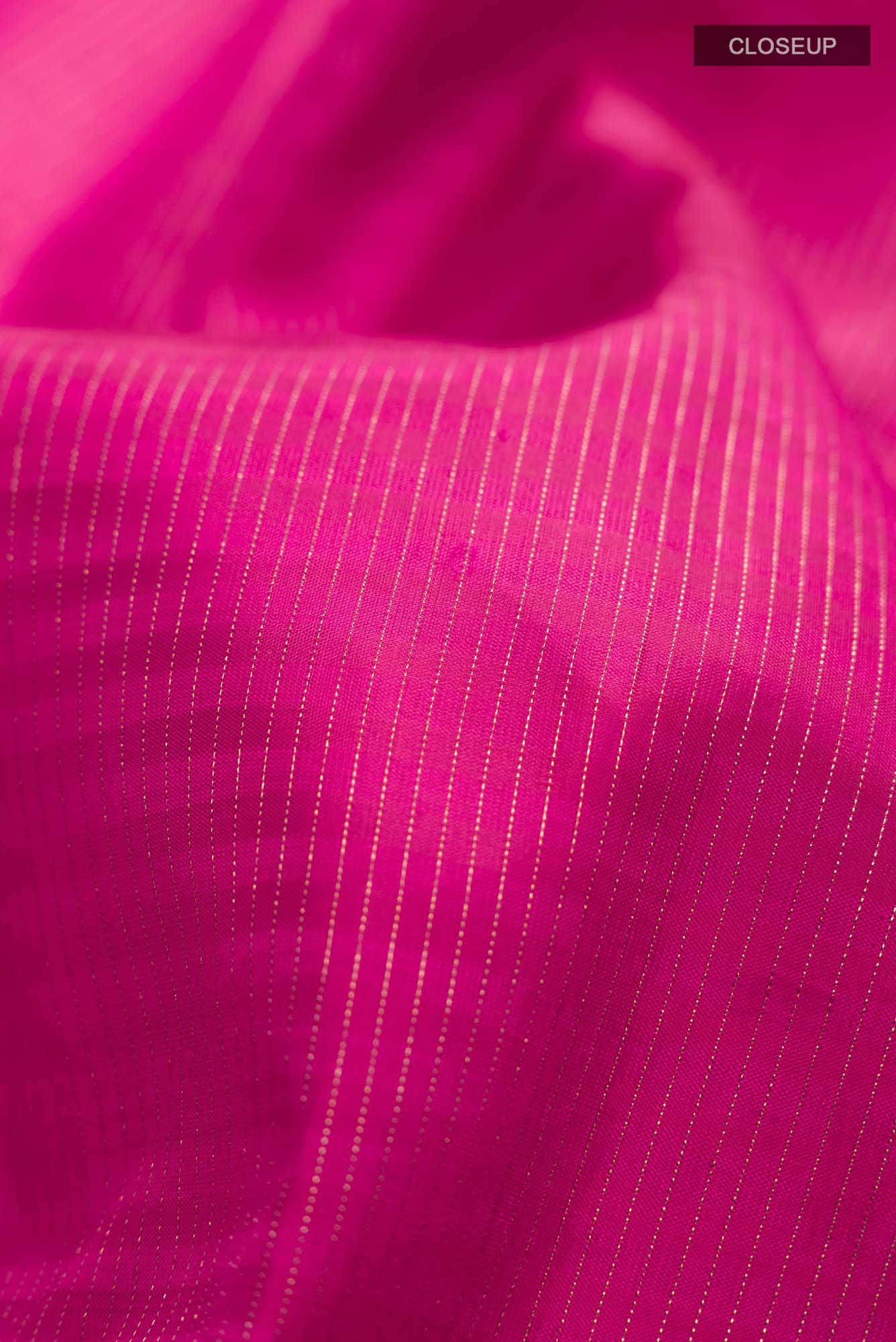 Pure Silk Pure Zari Pink Kanchipuram Saree