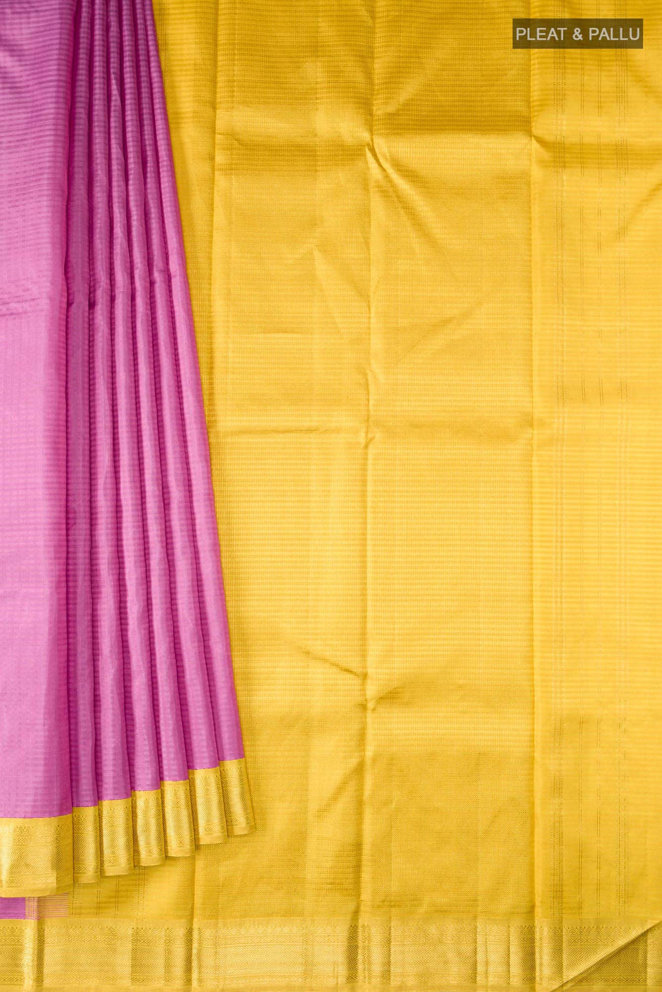 Pure Silk Pure Zari Pink Kanchipuram Saree
