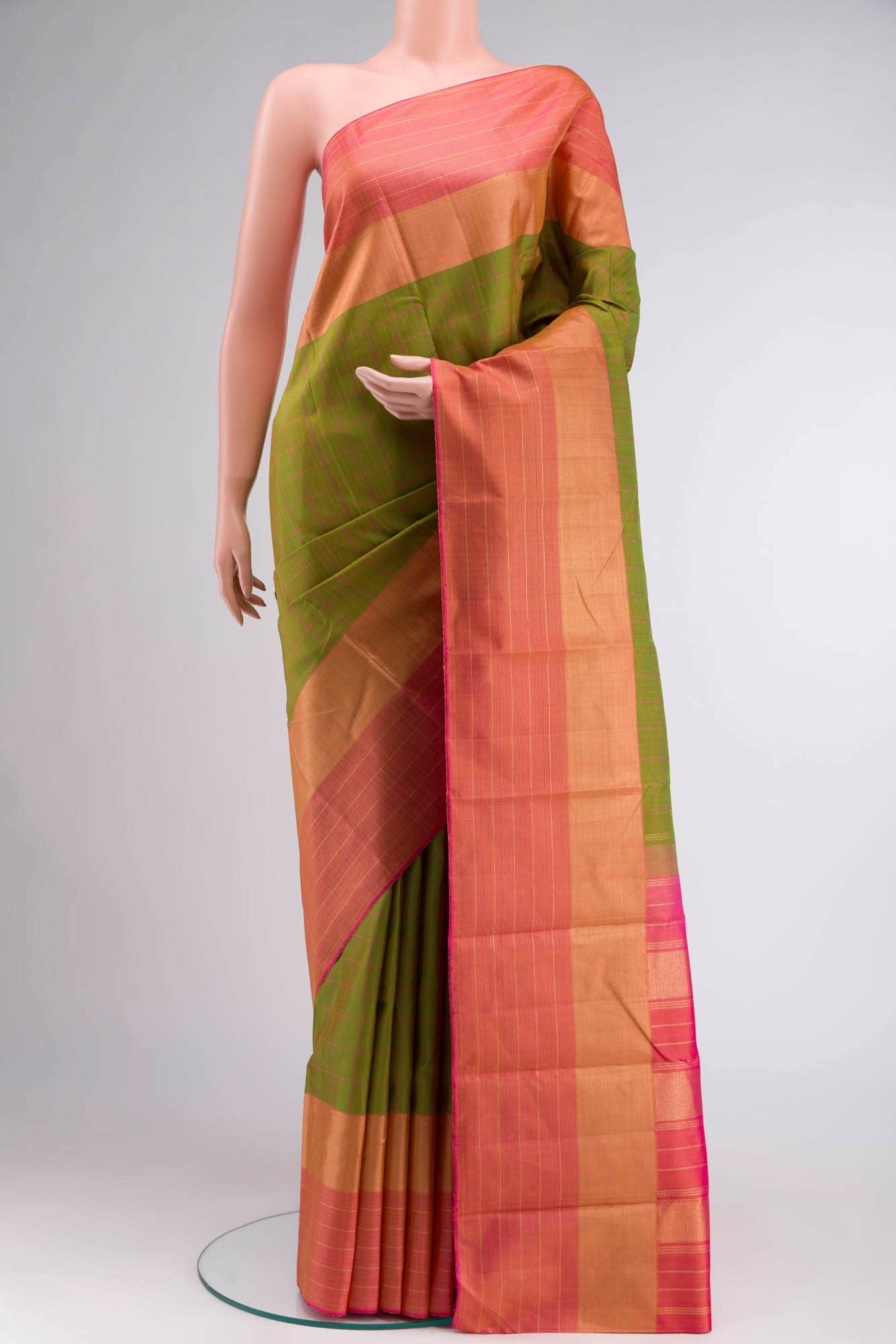 Green Kanchipuram Silk Saree