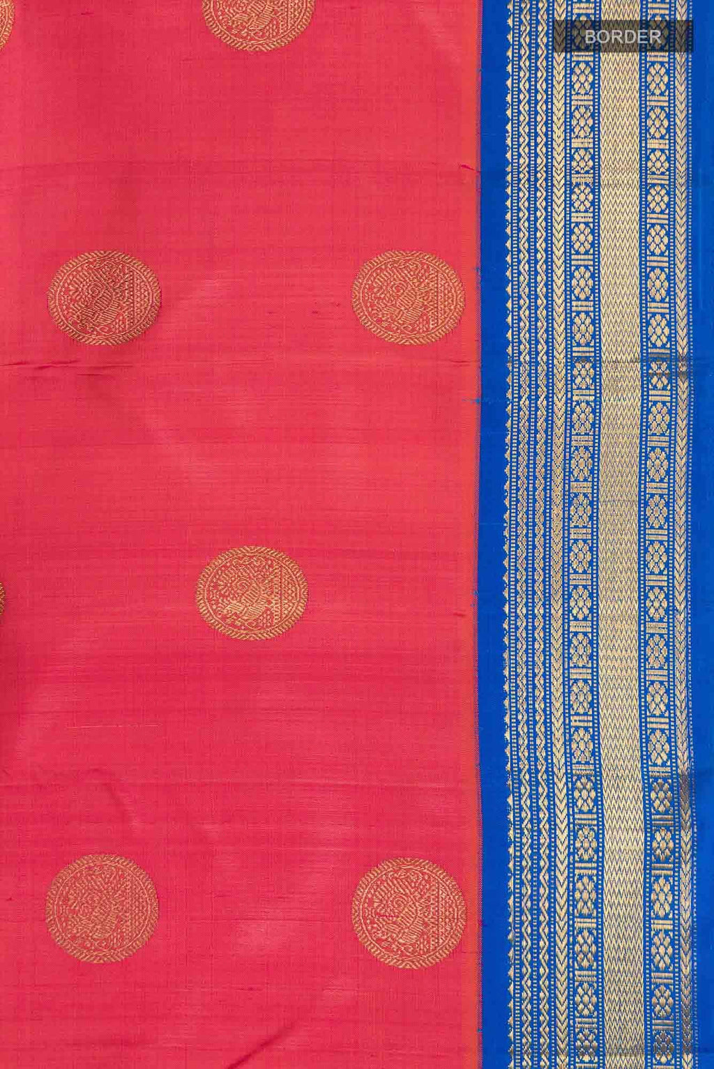 Pink Kanchipuram Silk Saree