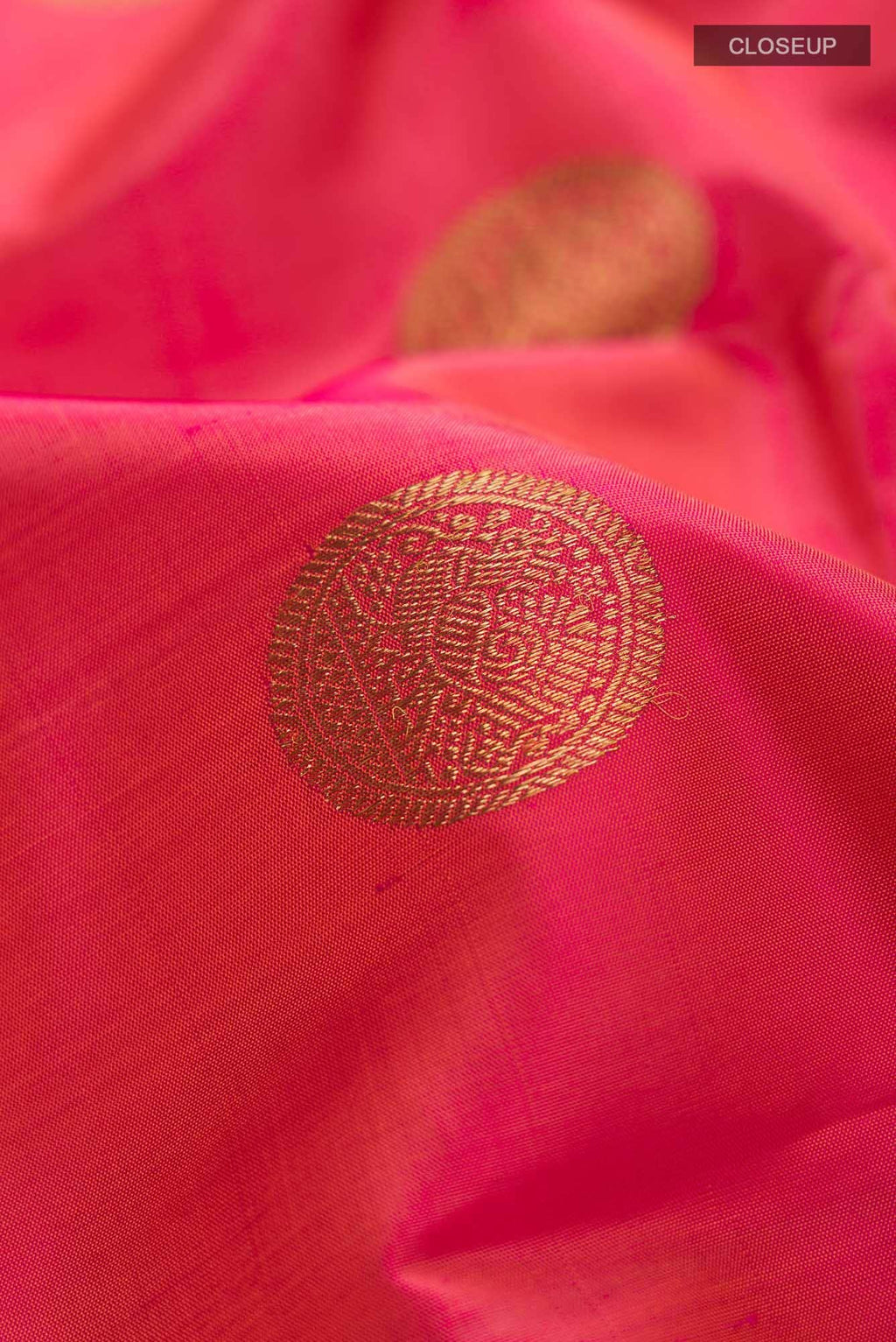 Pink Kanchipuram Silk Saree