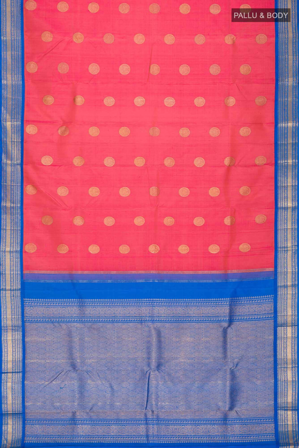 Pink Kanchipuram Silk Saree