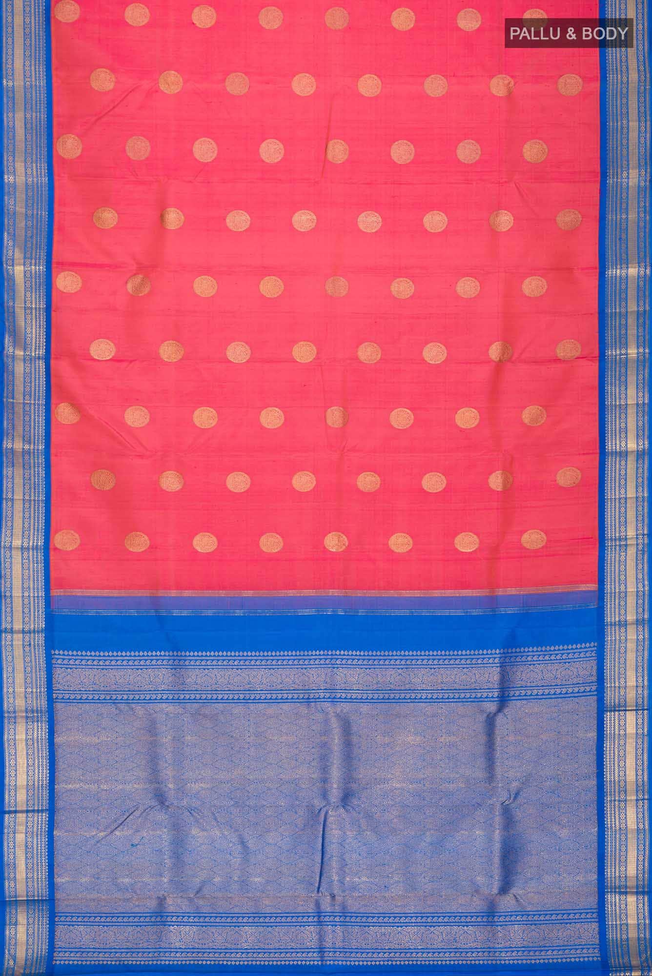 Pink Kanchipuram Silk Saree