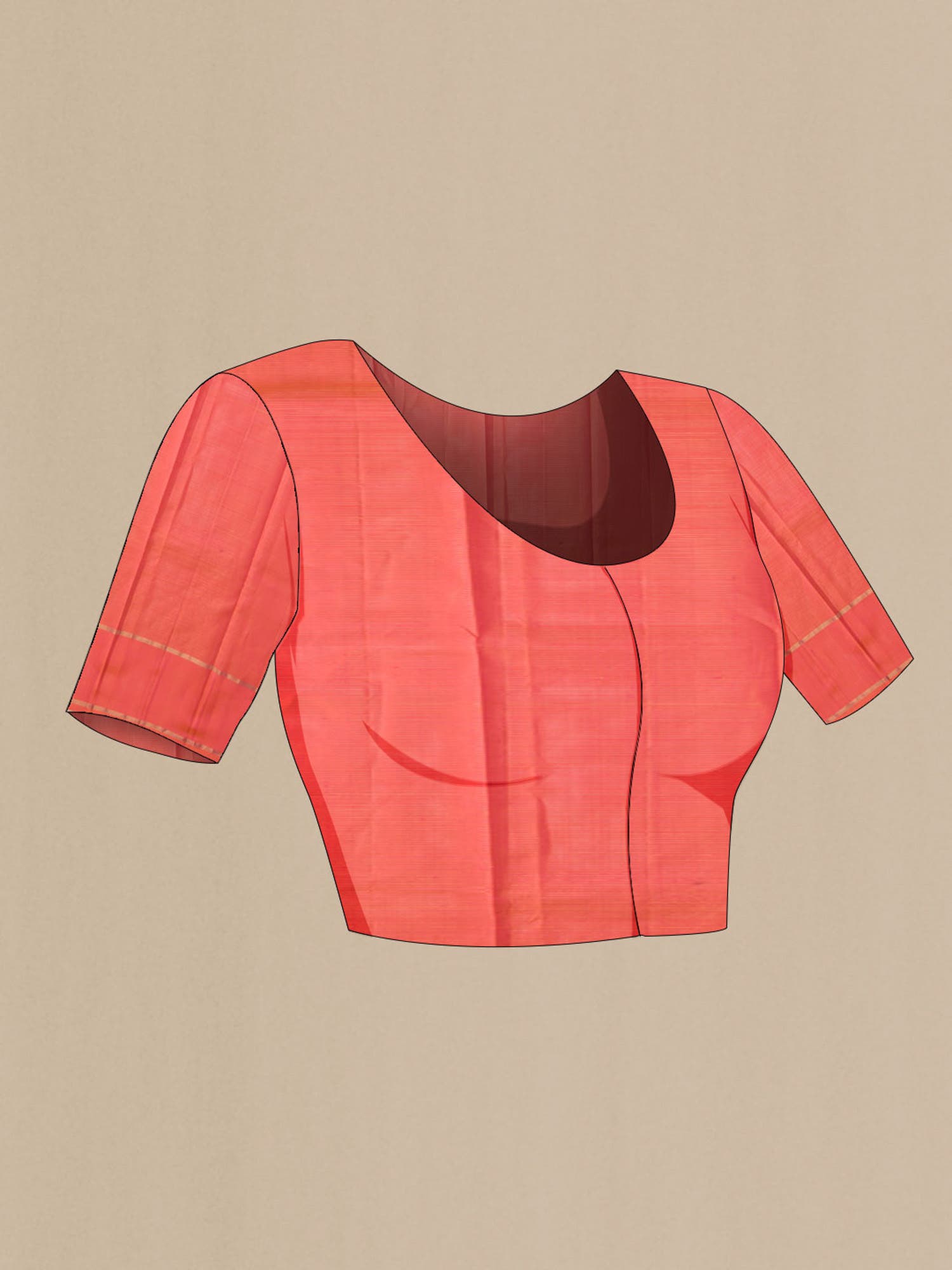 Pink Kanchipuram Silk Saree