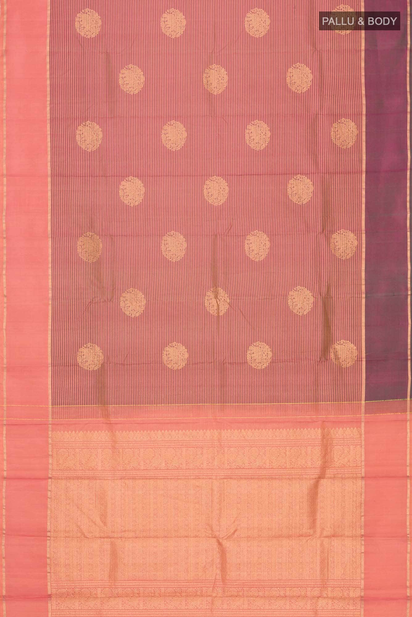 Pink Kanchipuram Silk Saree