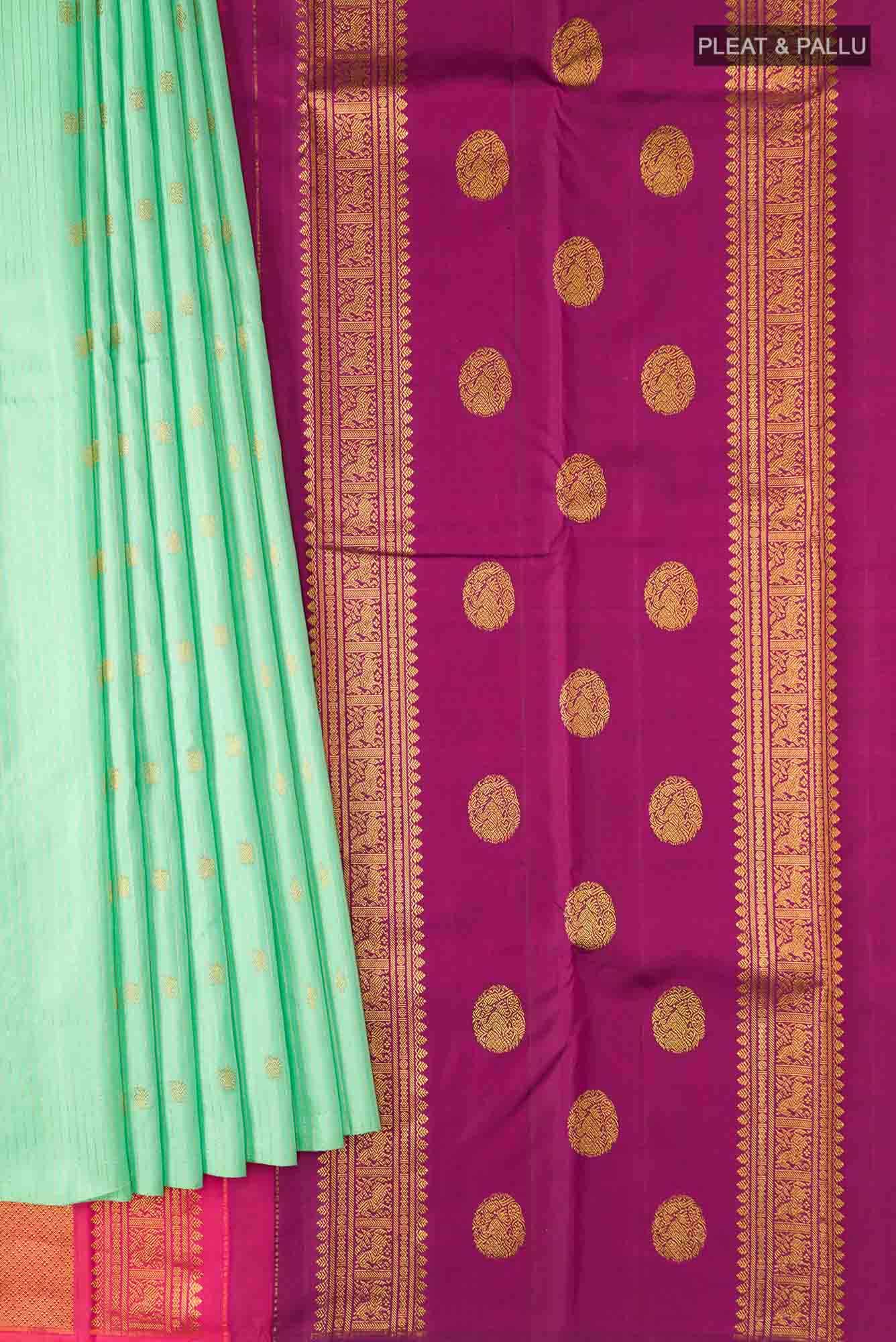 Green Kanchipuram Silk Saree