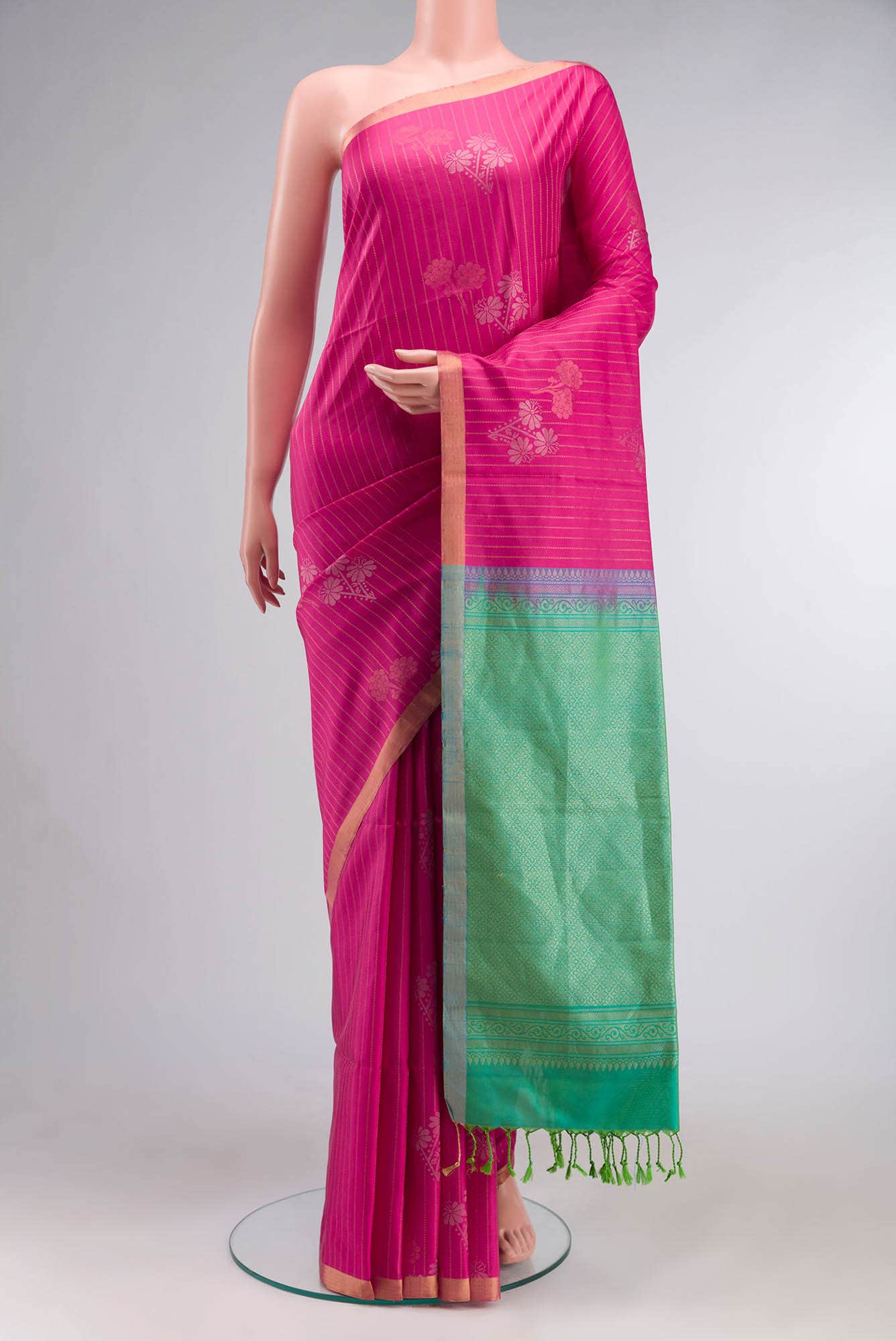 Pink Soft Silk Saree