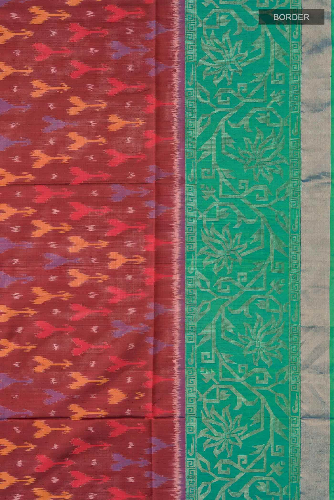 Maroon Soft Silk Saree