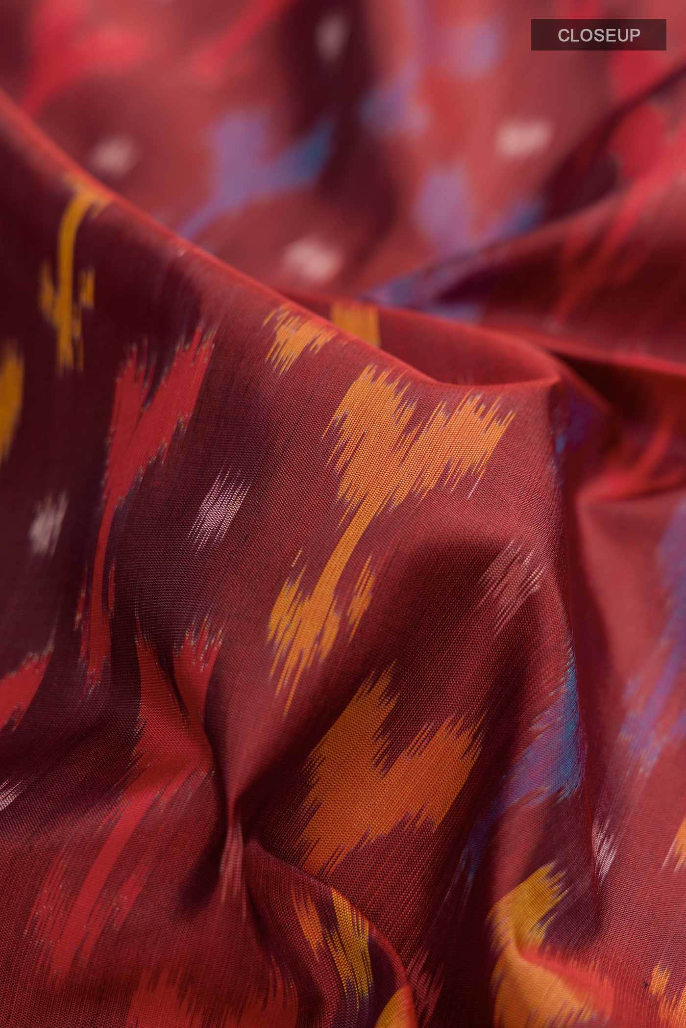 Maroon Soft Silk Saree