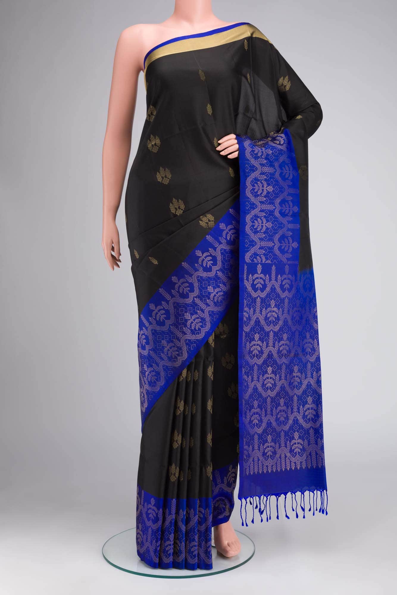 Black Soft Silk Saree