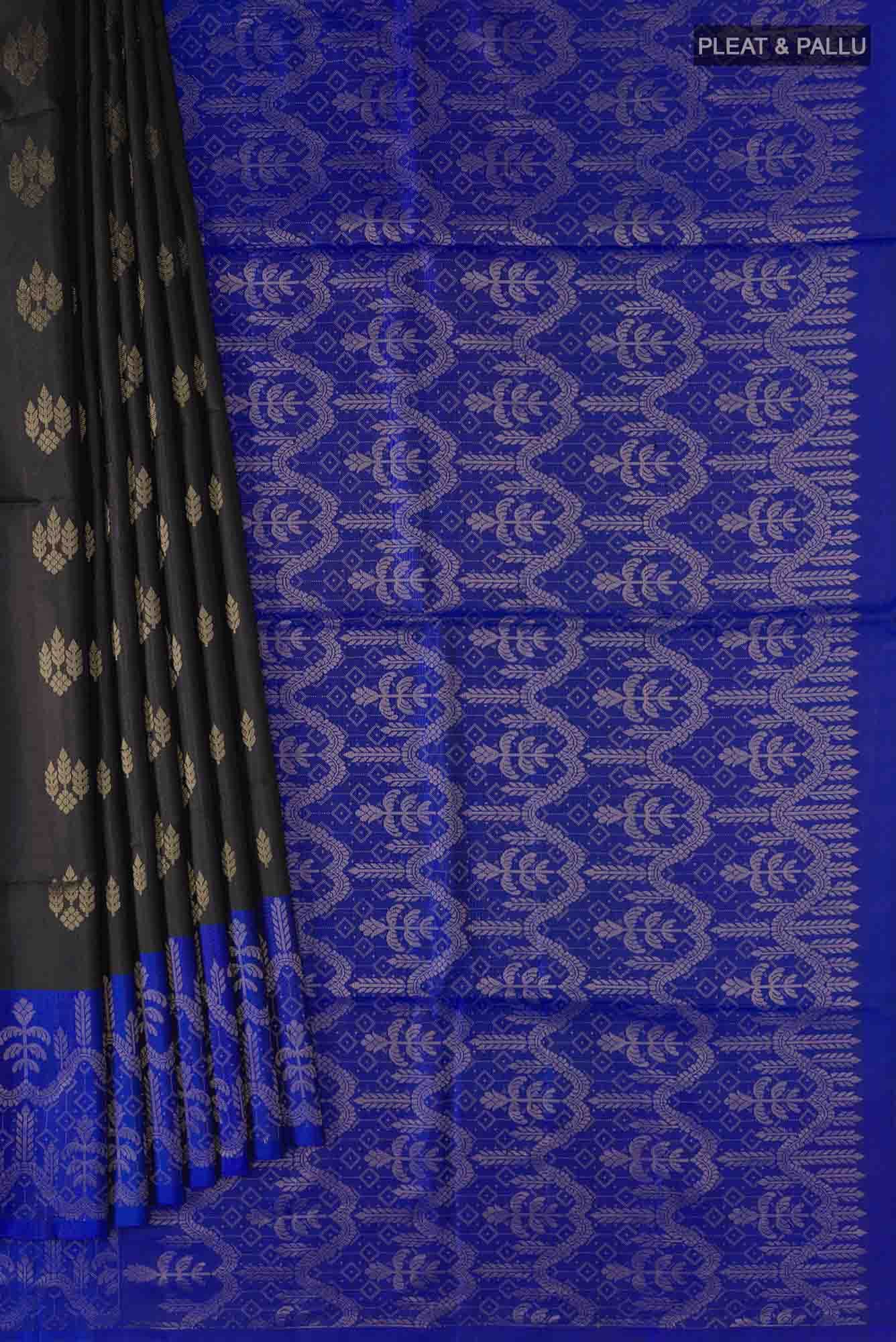Black Soft Silk Saree