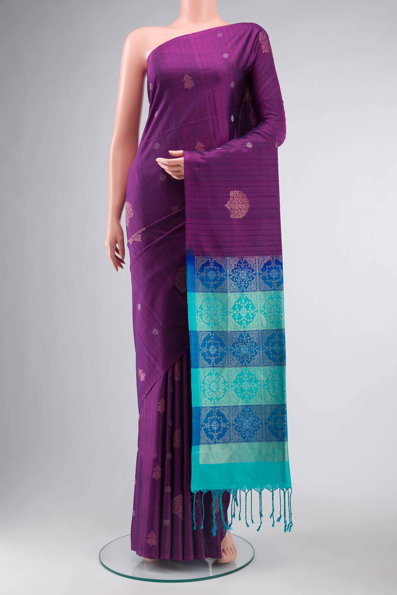 Purple Soft Silk Saree