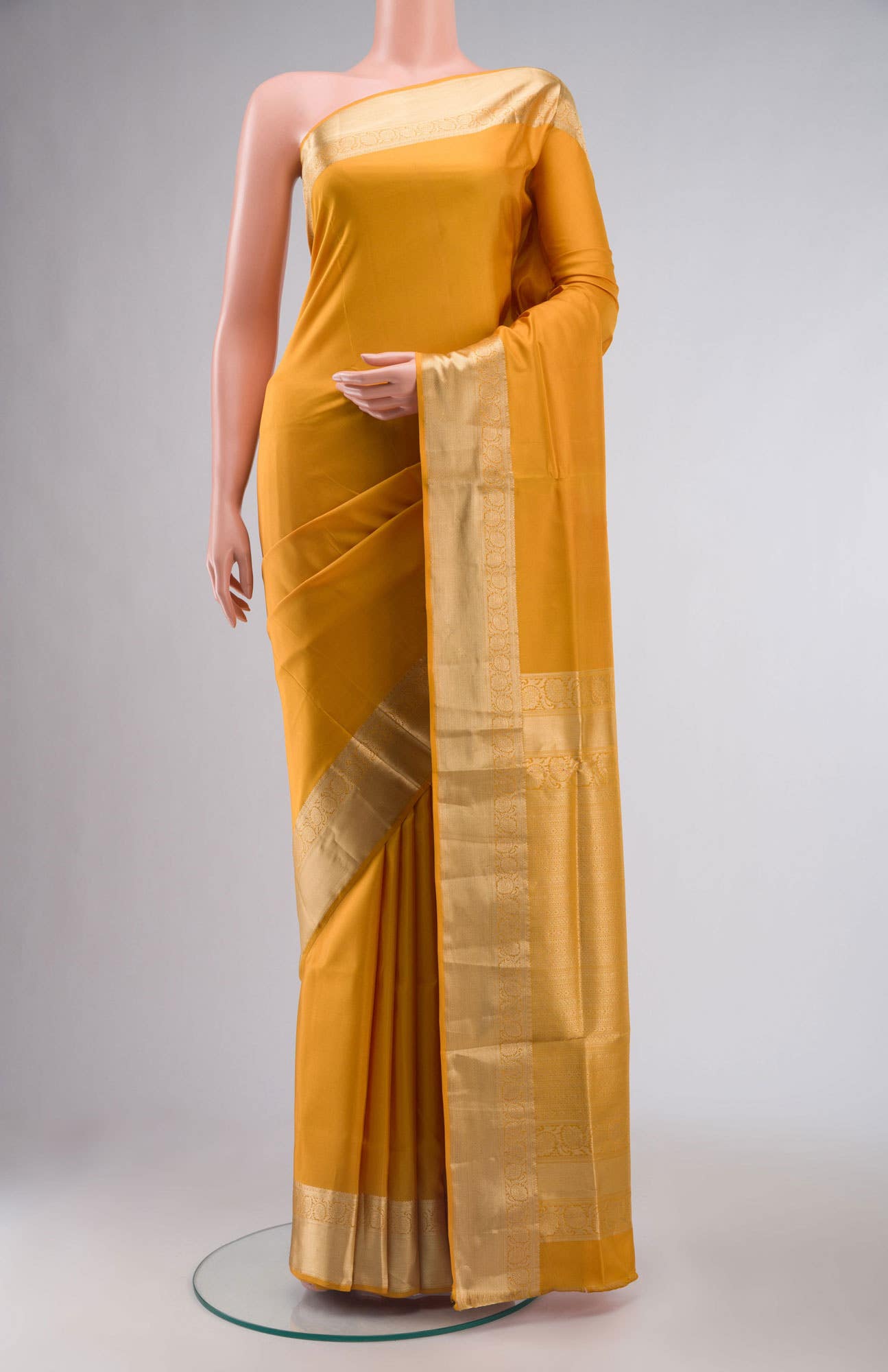 Yellow Soft Silk Saree