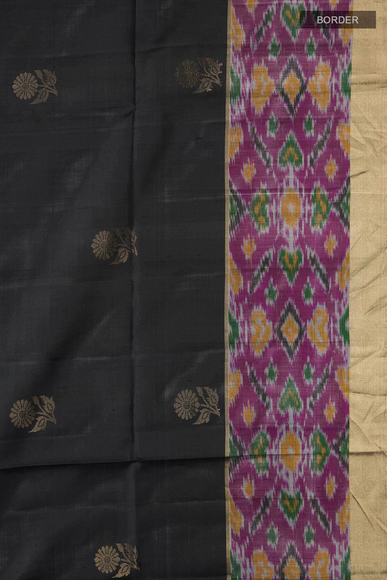 Black Soft Silk Saree