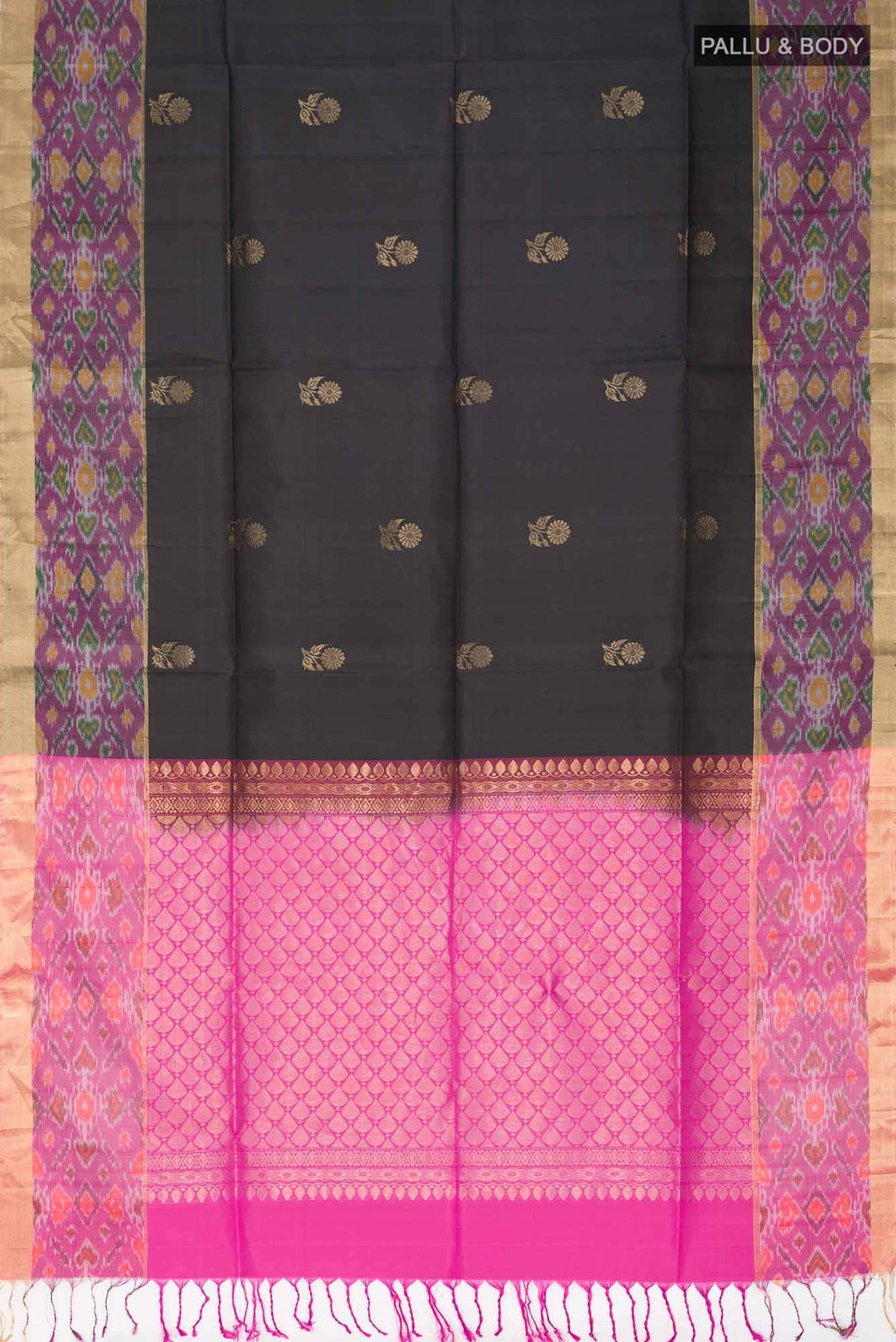 Black Soft Silk Saree