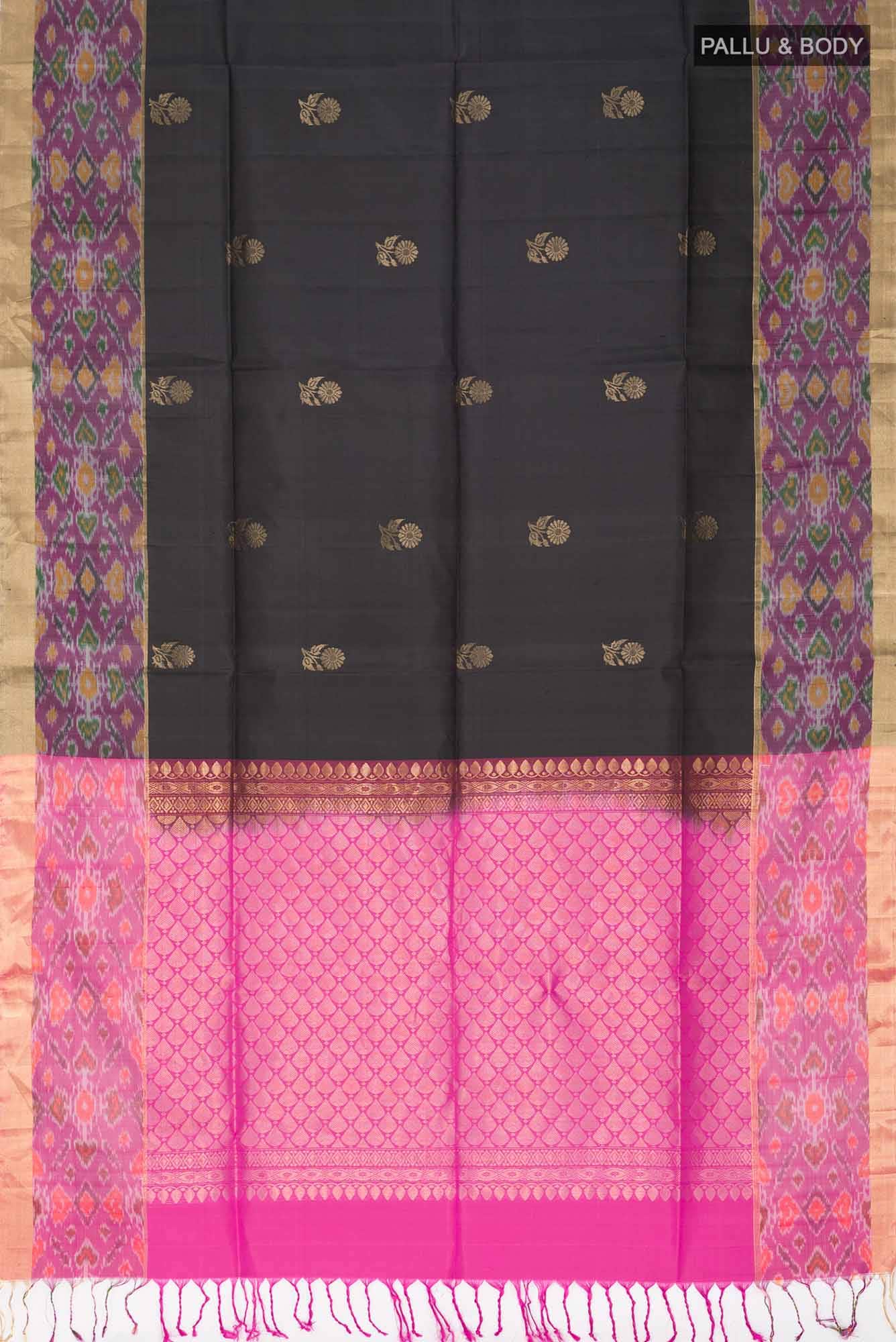 Black Soft Silk Saree