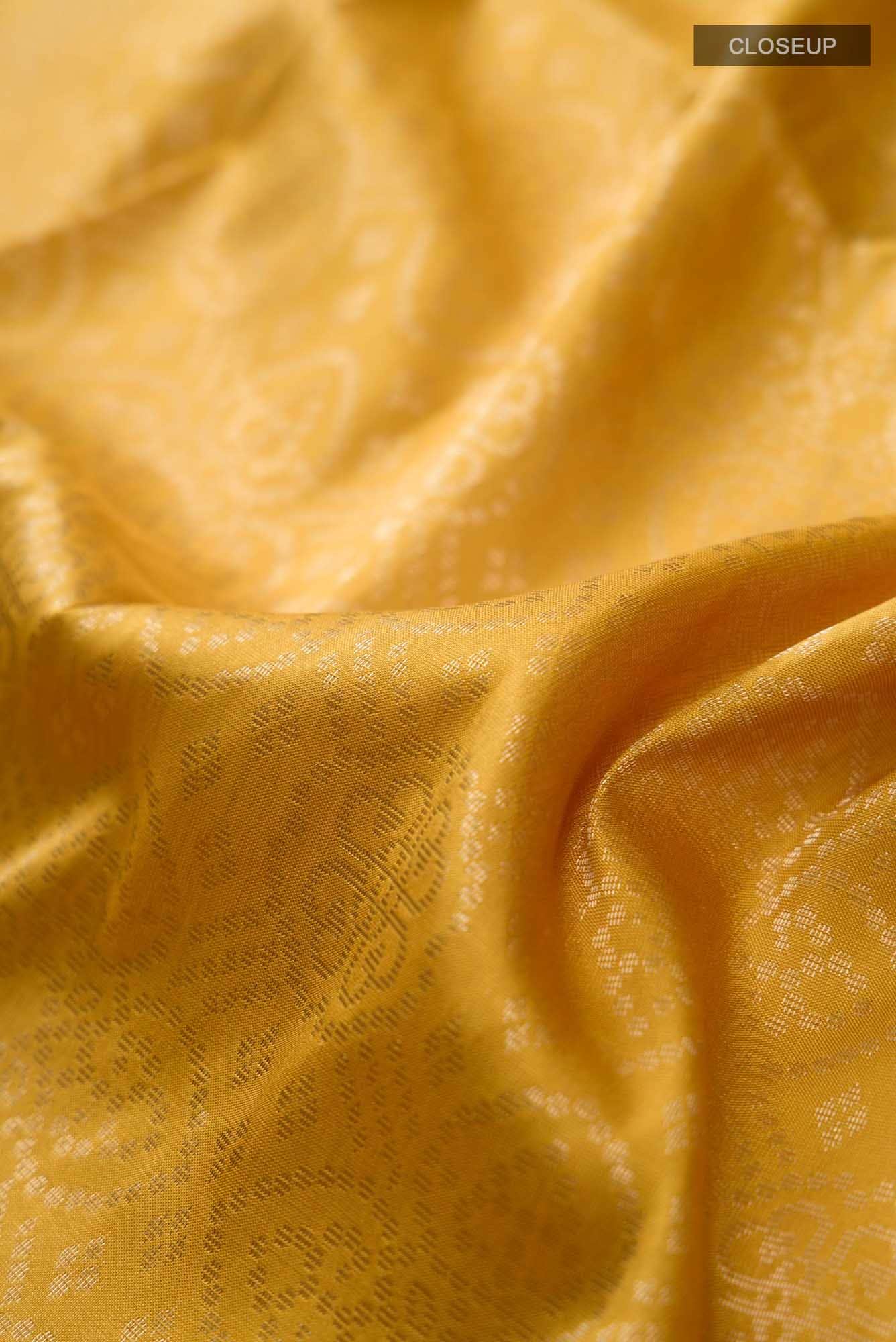 Mustard Soft Silk Saree