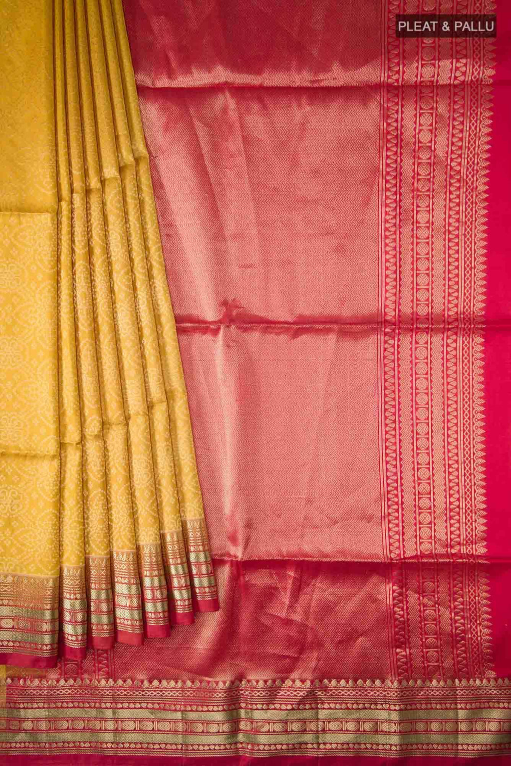 Mustard Soft Silk Saree