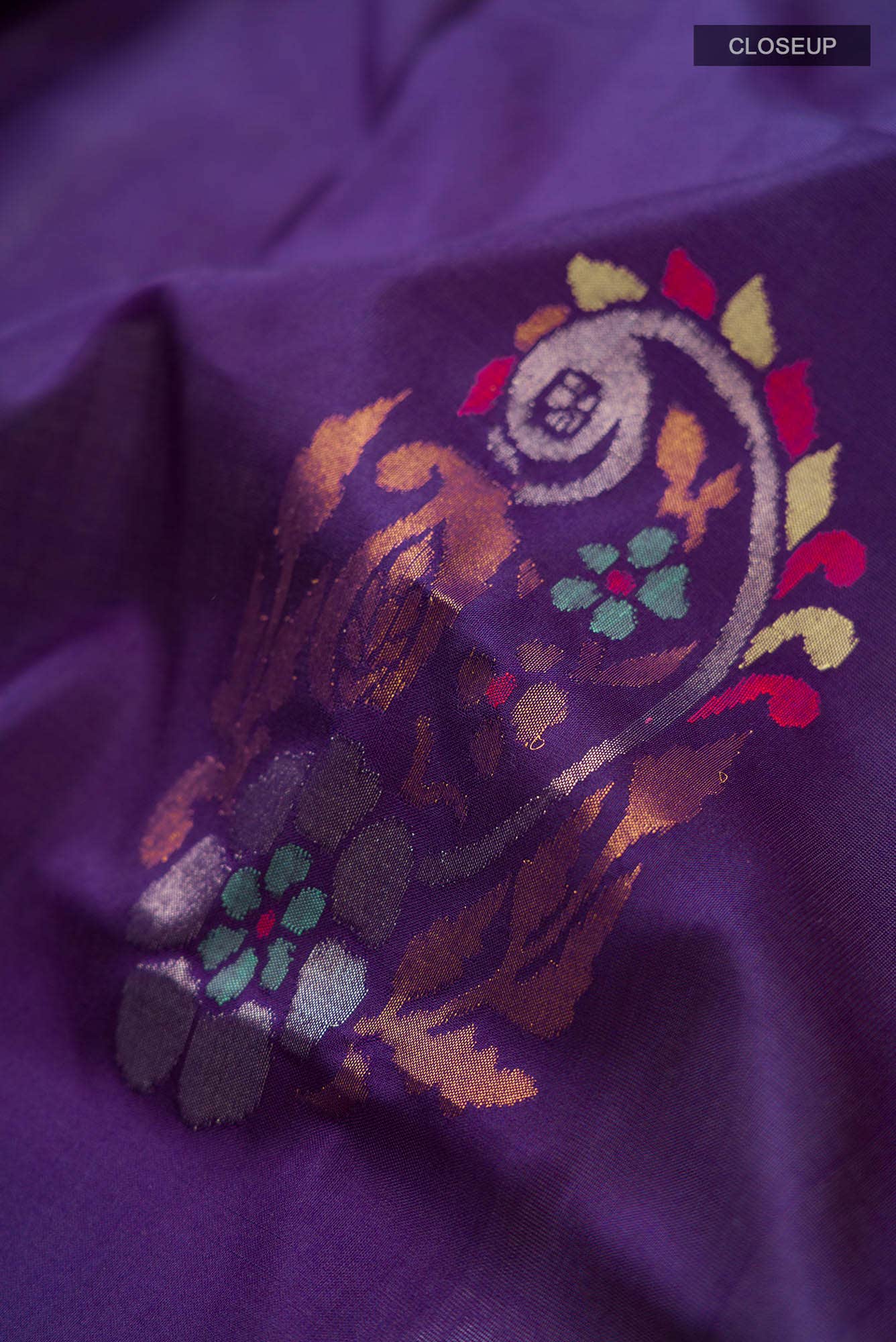 Violet Uppada Silk Saree