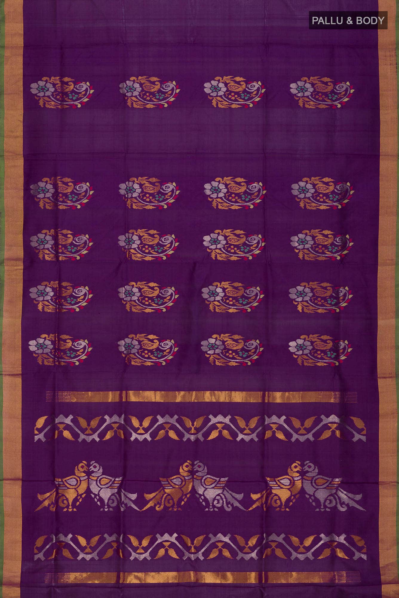 Violet Uppada Silk Saree