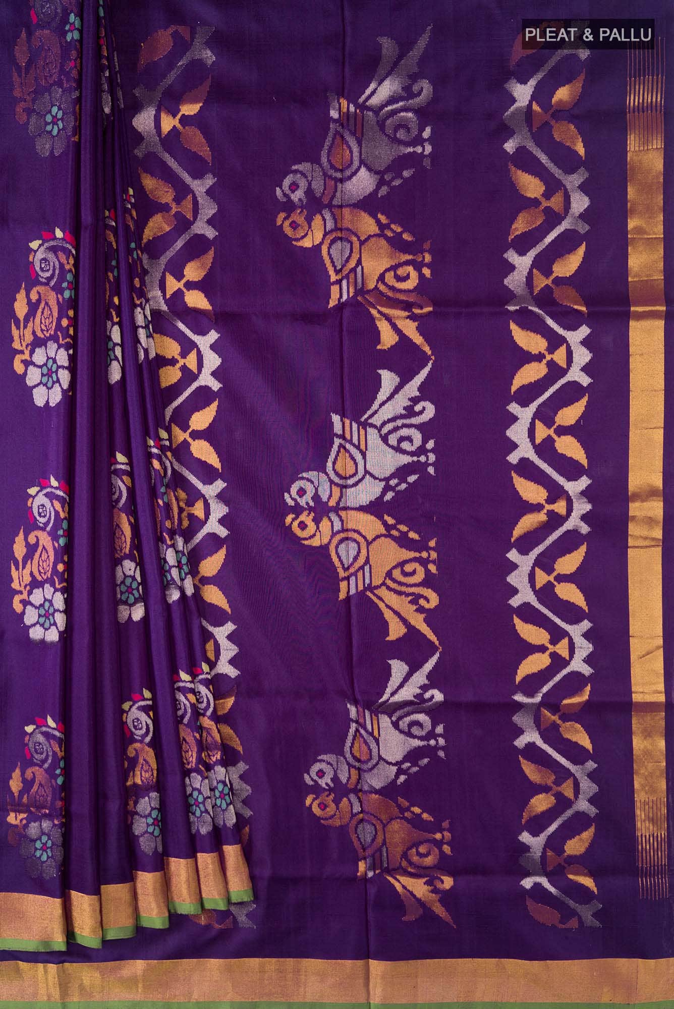 Violet Uppada Silk Saree