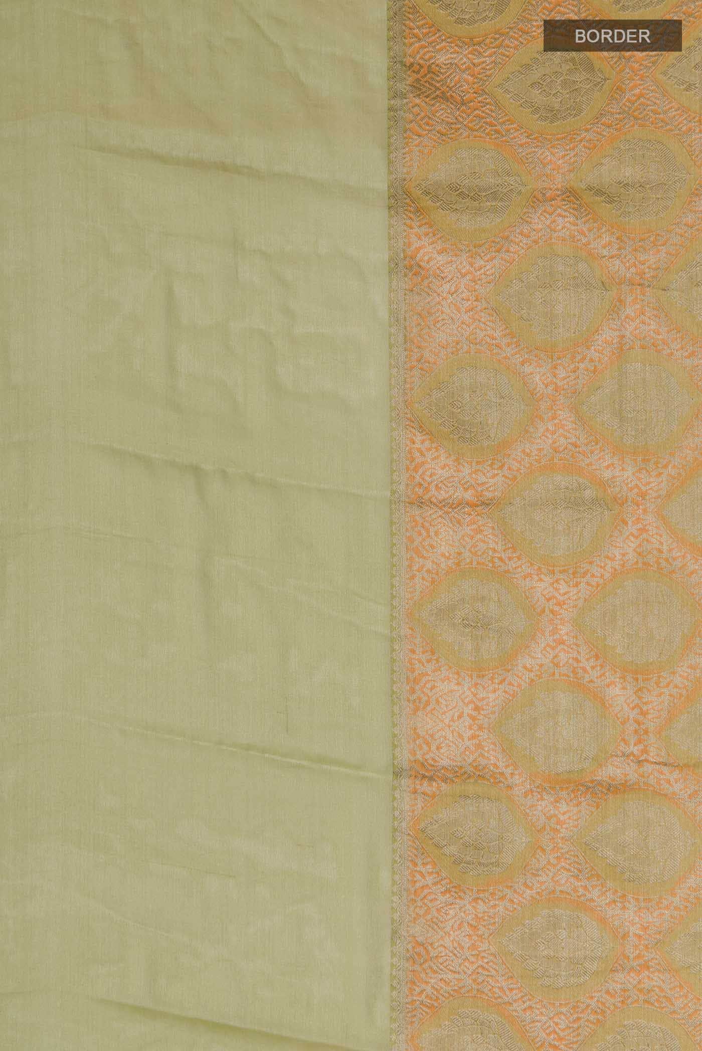 Green Mysore Georgette Saree