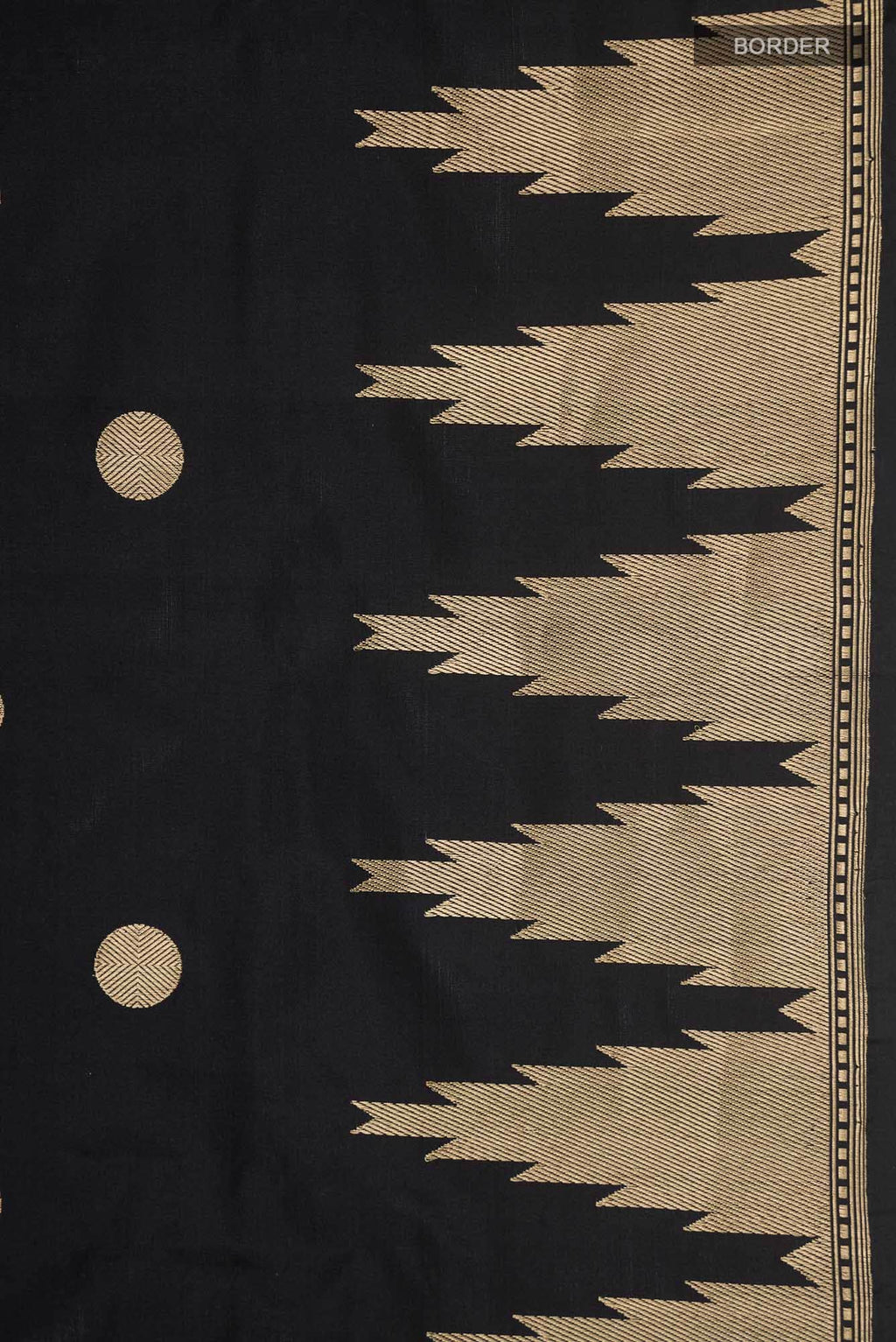 Black Banarasi Silk Saree