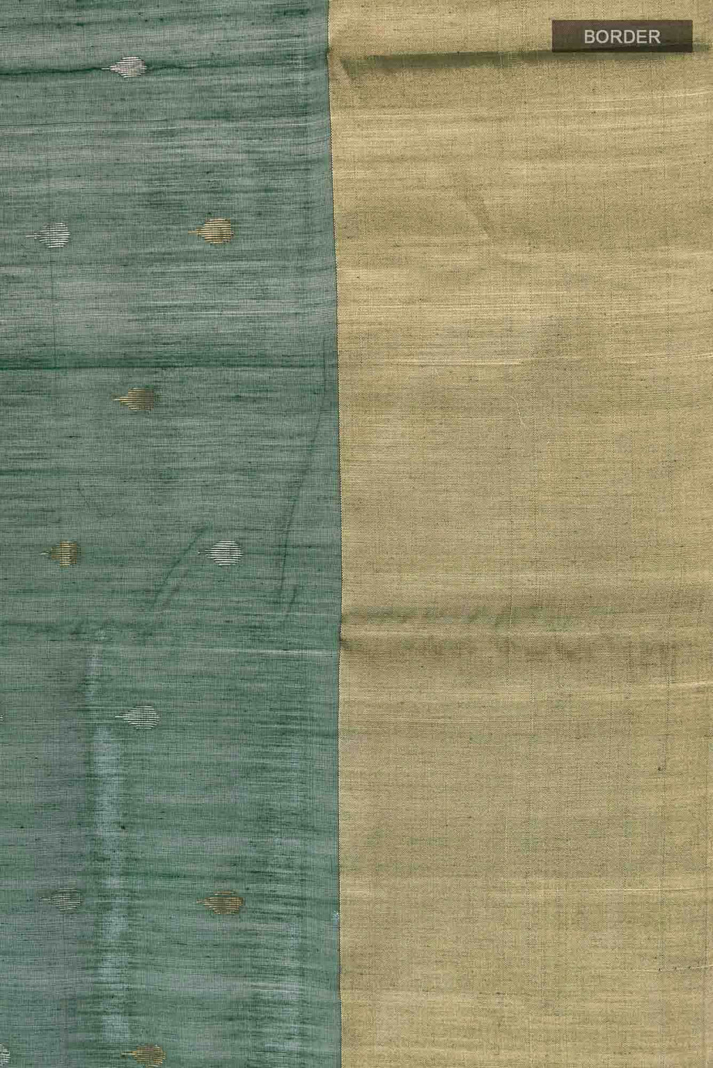 Green Chanderi Silk Cotton Saree