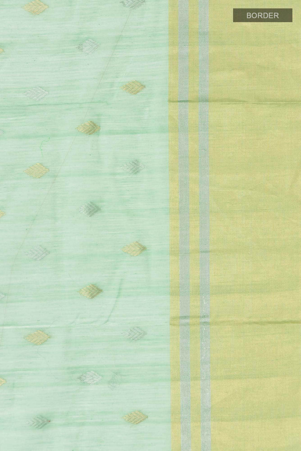 Green Chanderi Silk Cotton Saree