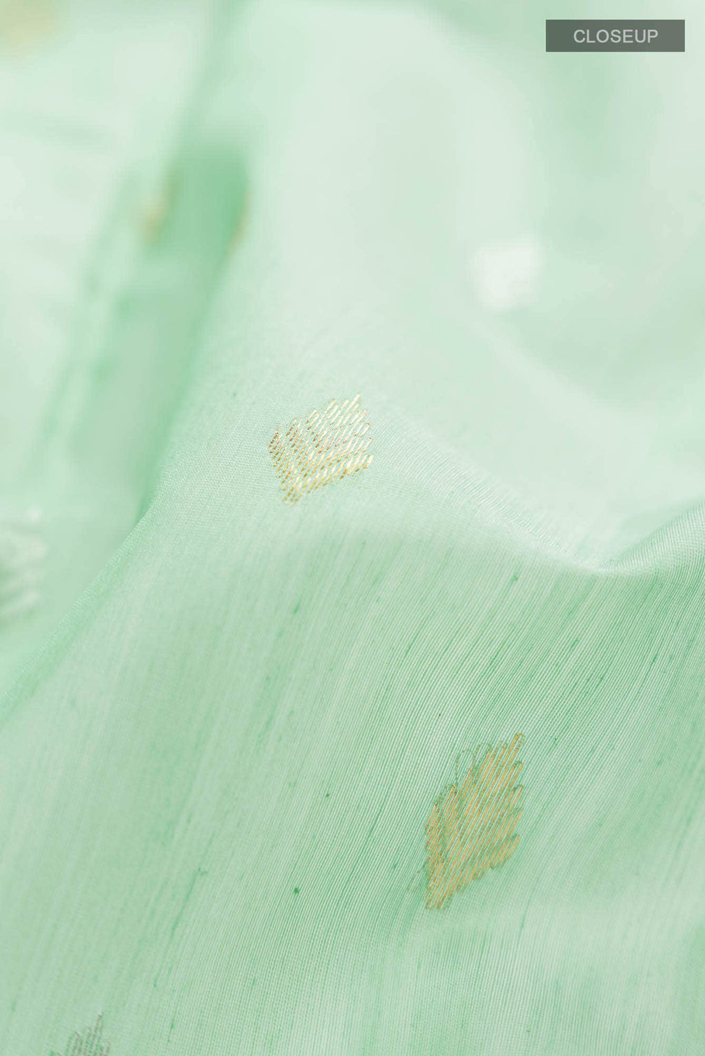 Green Chanderi Silk Cotton Saree