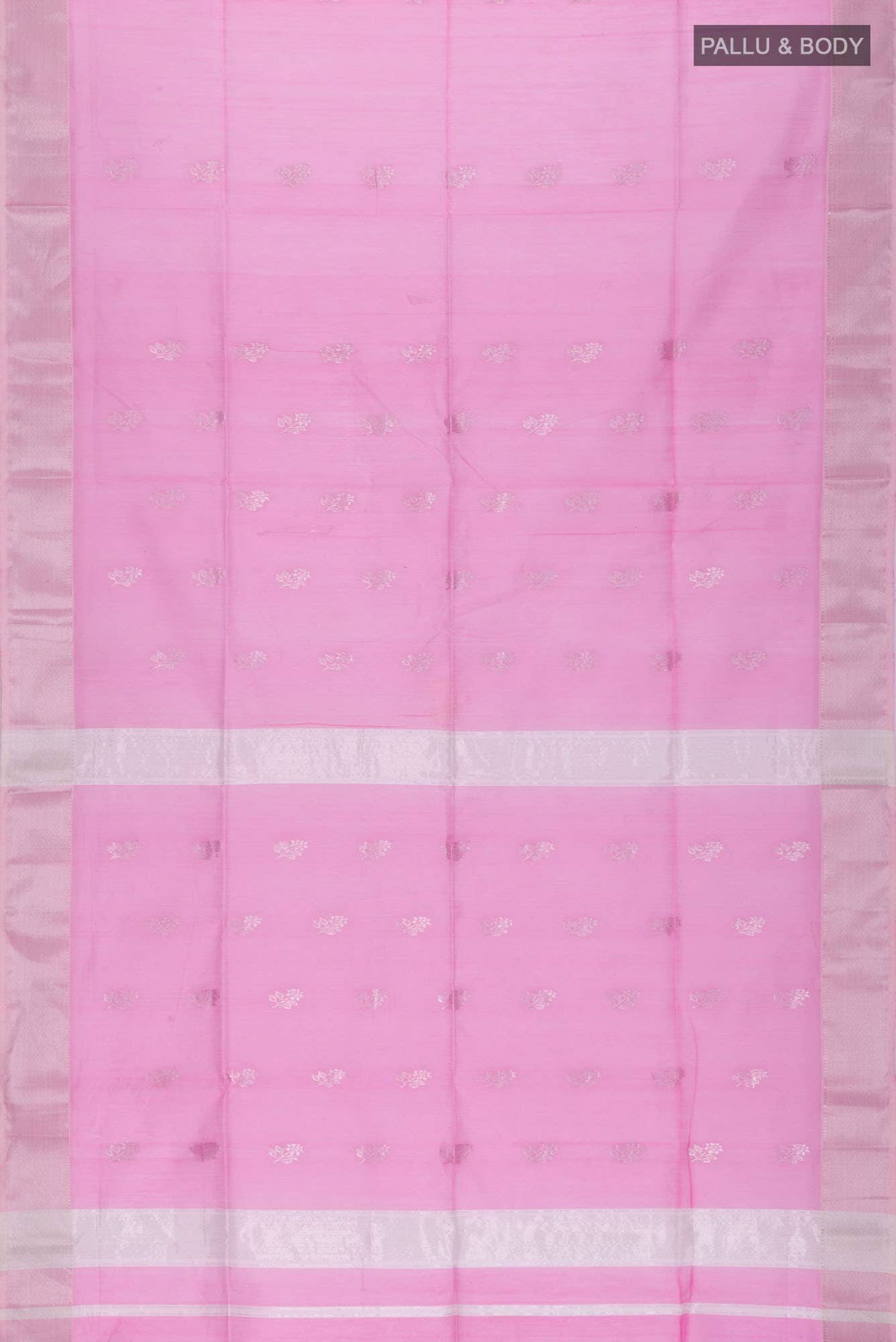 Pink Maheshwari Silk Cotton Saree
