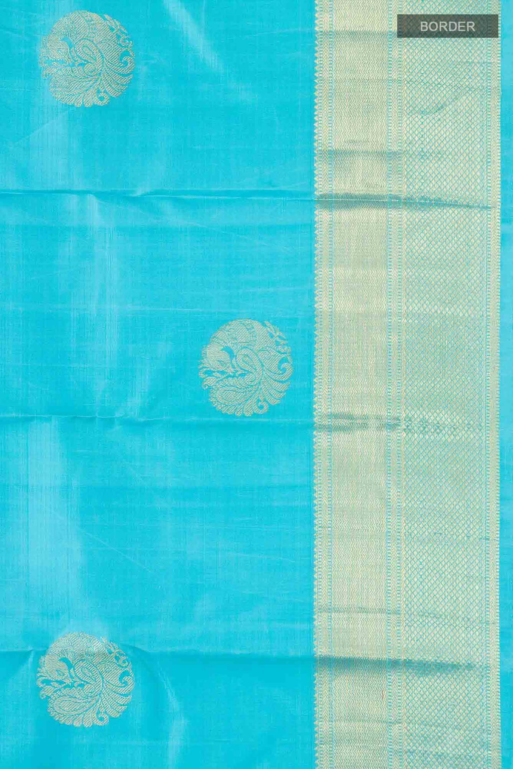 Blue Kanchipuram Silk Saree