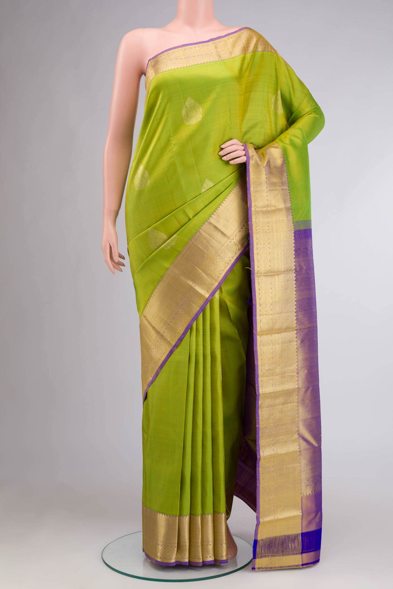 Green Kanchipuram Silk Saree