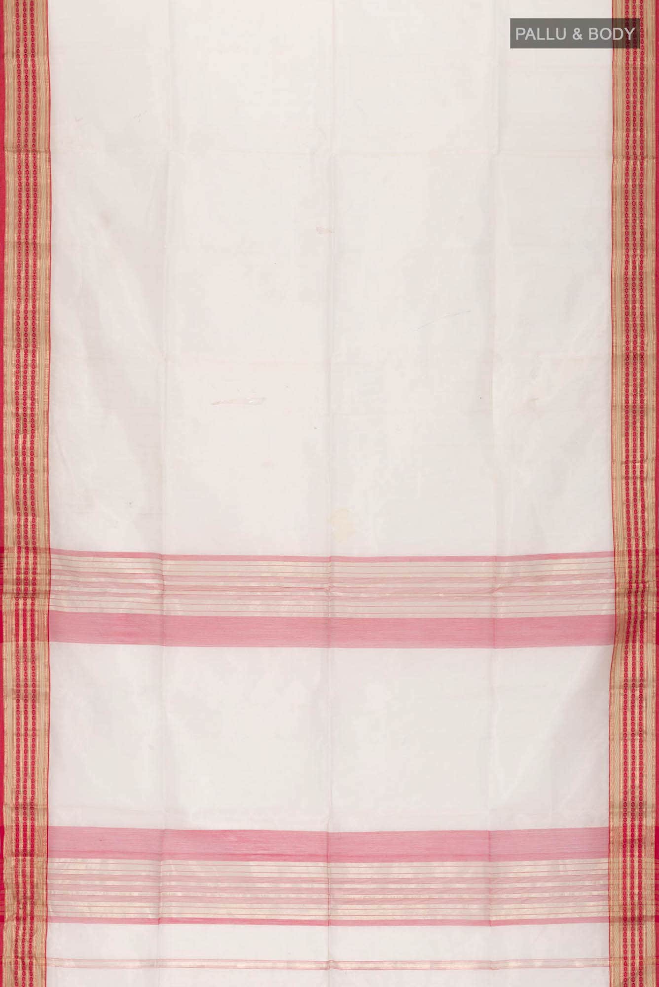Beige Maheshwari Silk Cotton Saree
