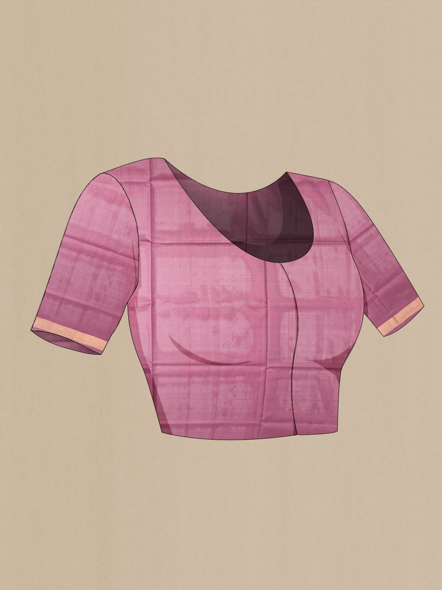 Rose pink Uppada Silk Saree
