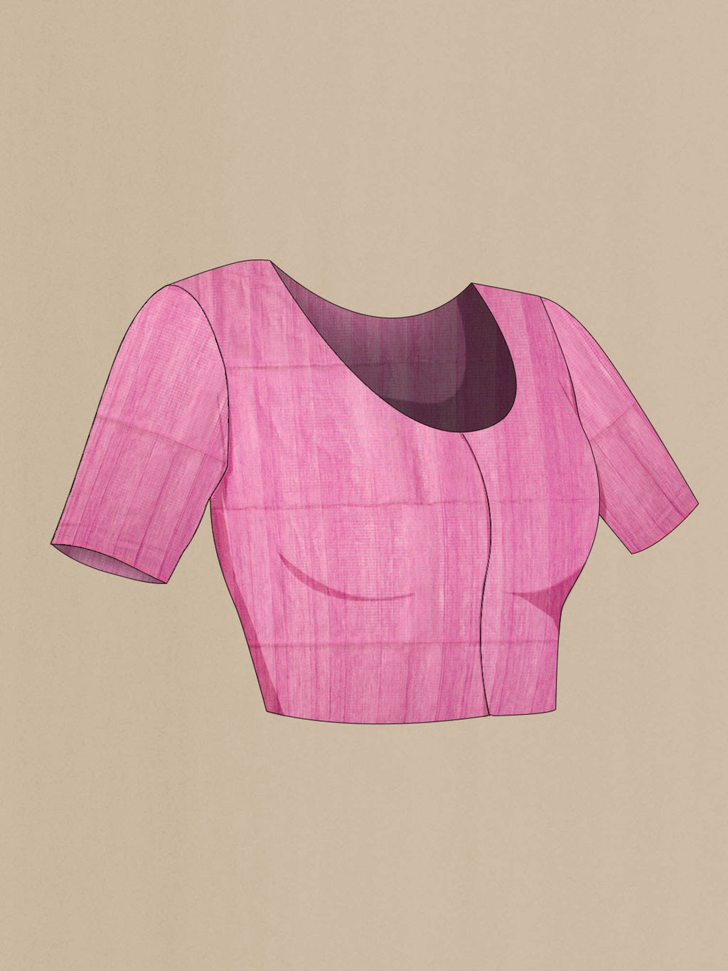 Pink Silk Cotton Saree