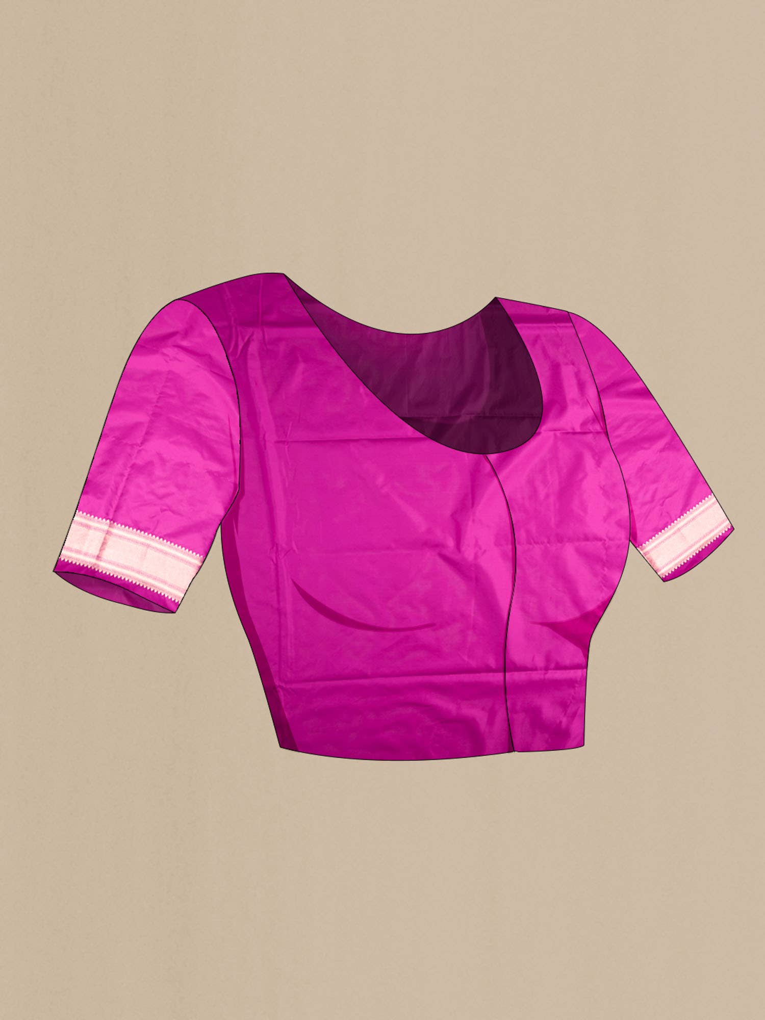 Pink Banarasi Silk Saree