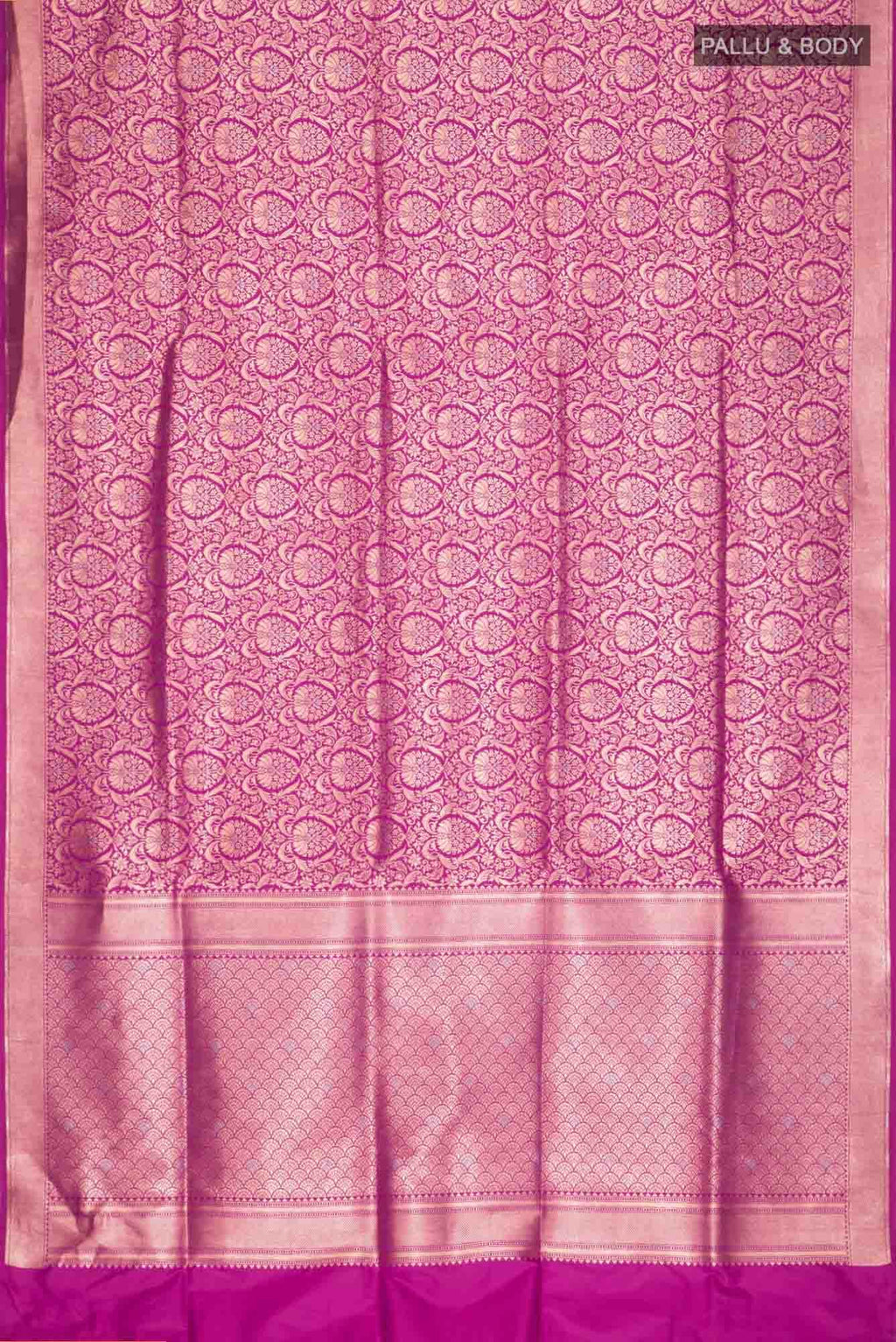 Pink Banarasi Silk Saree