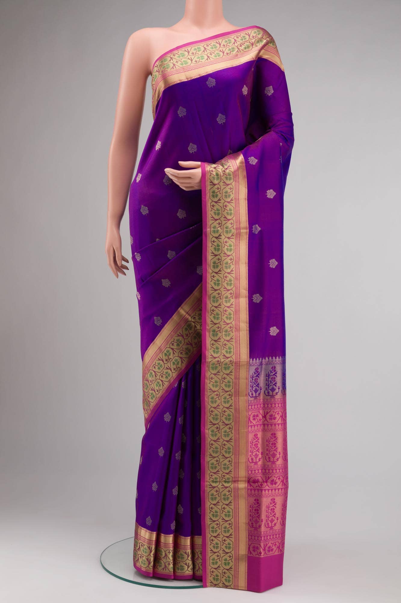 Purple Soft Silk Saree