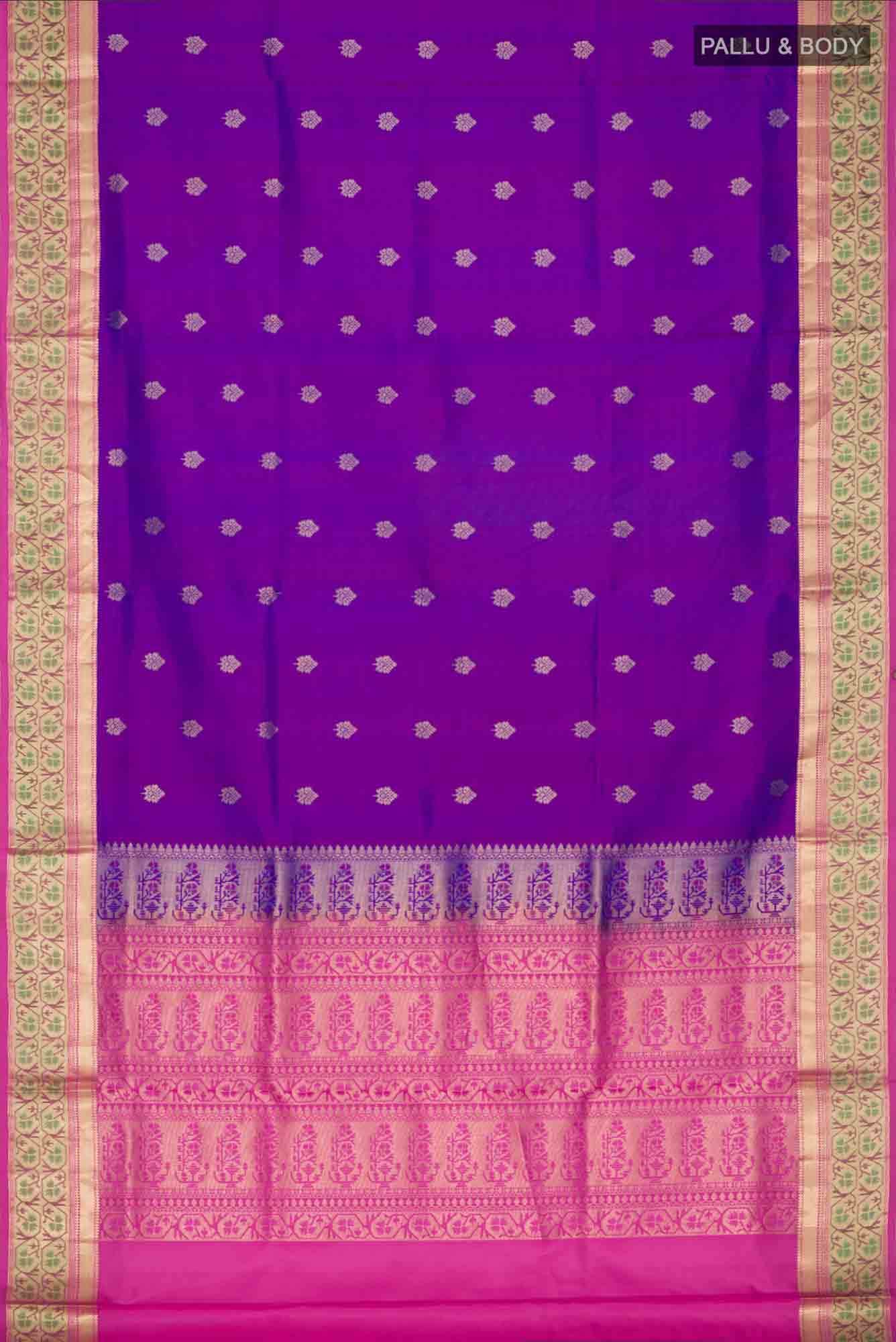 Purple Soft Silk Saree