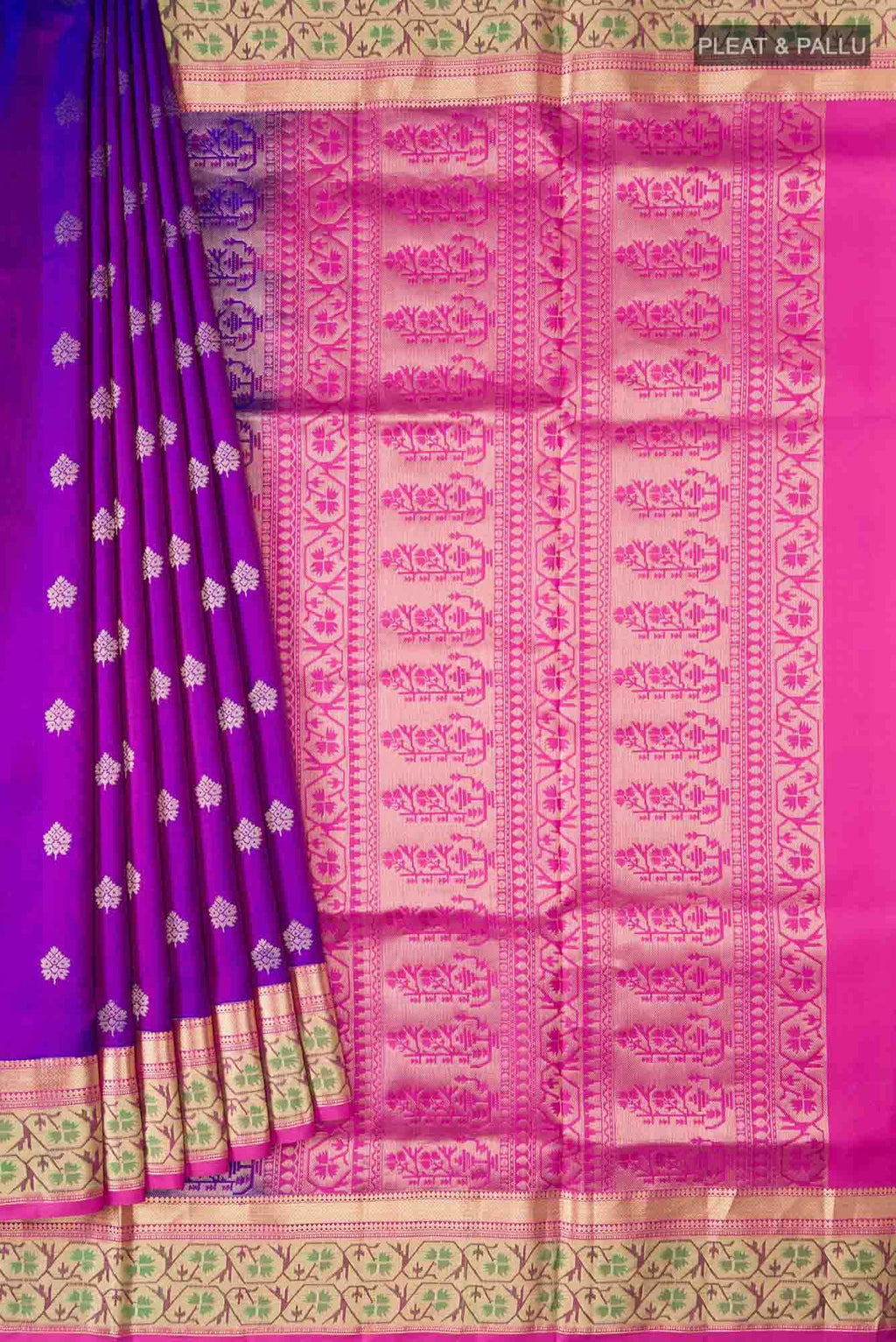 Purple Soft Silk Saree