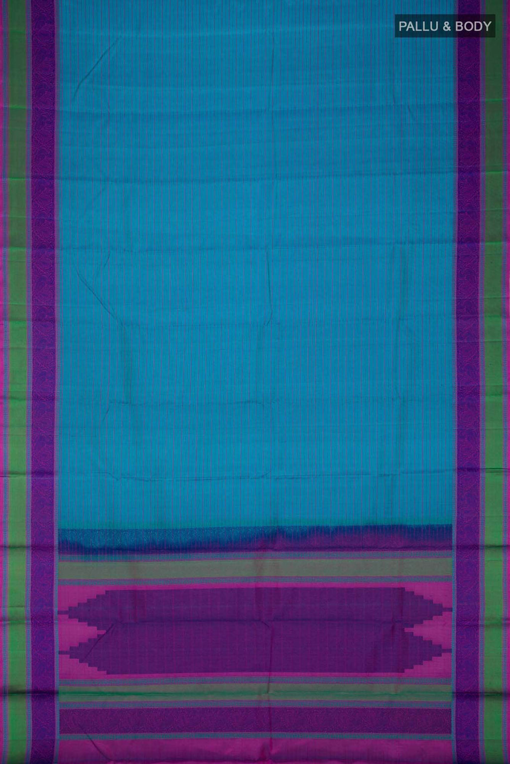 Blue Kanchipuram Silk Saree